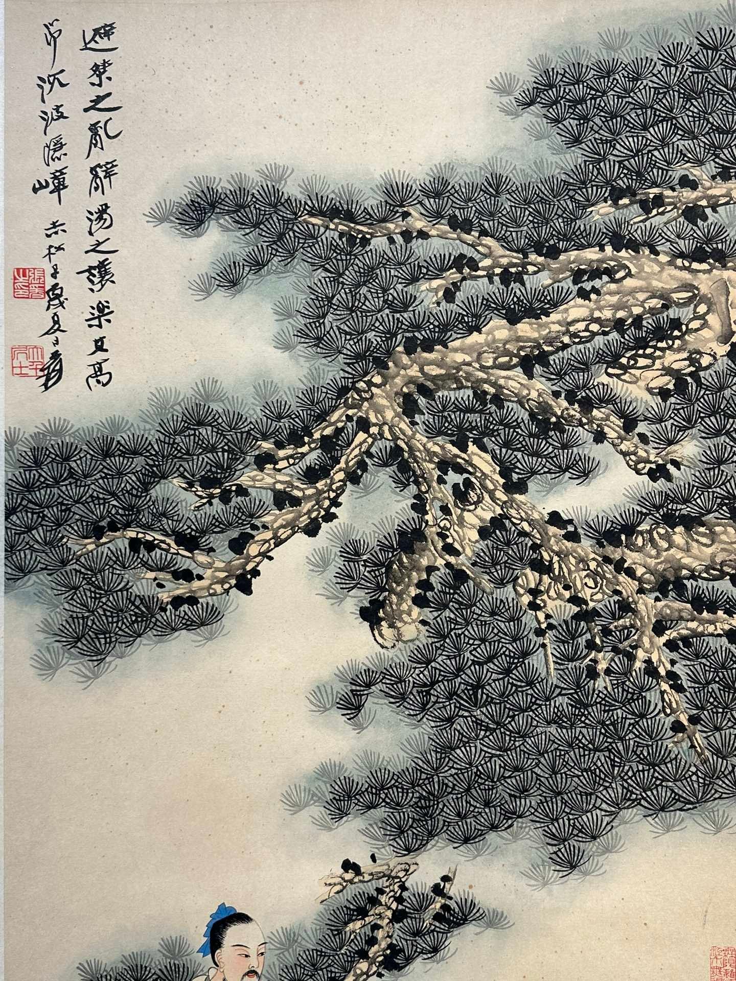 Chinese scroll painting Zhang Daqian