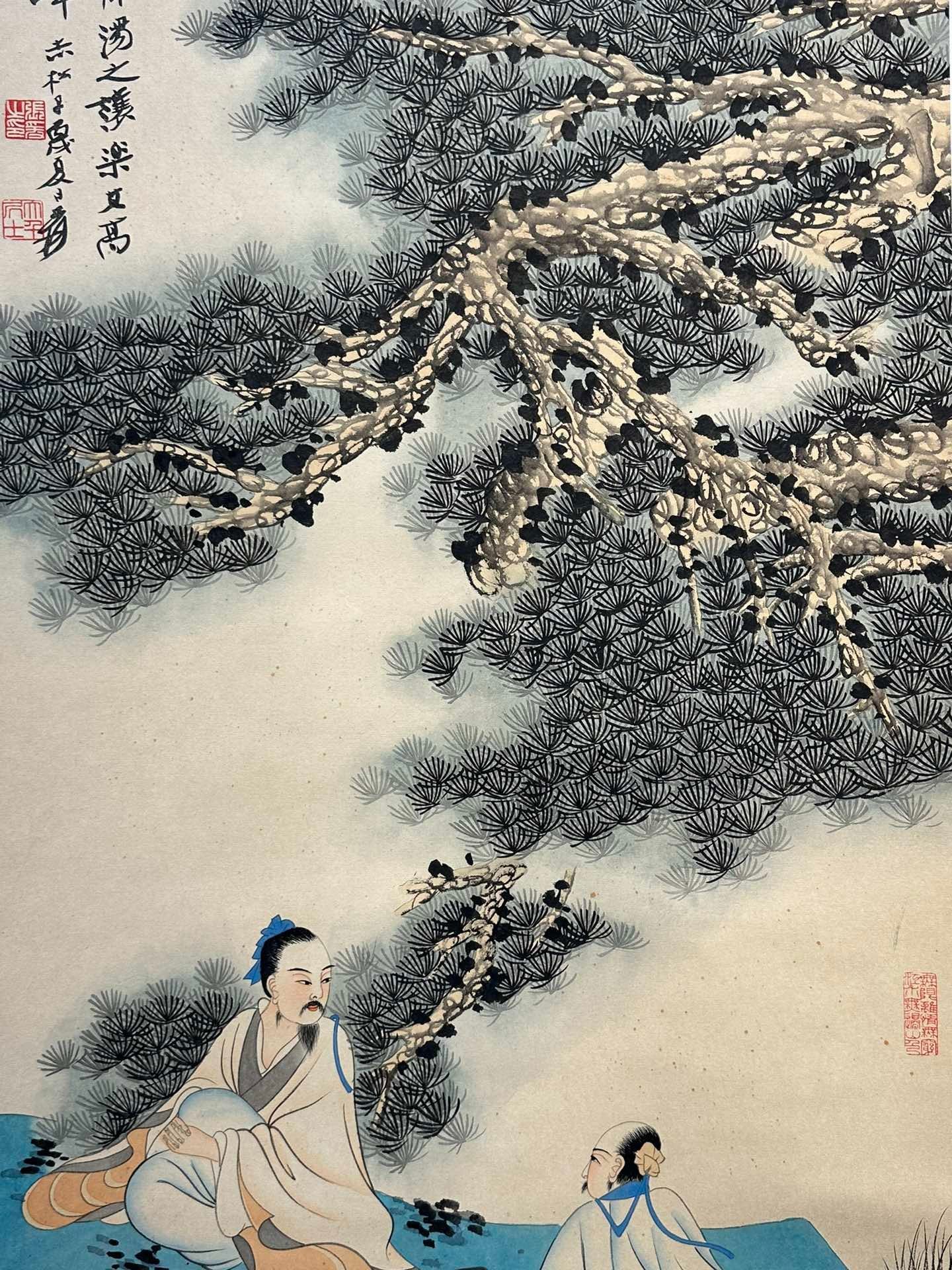 Chinese scroll painting Zhang Daqian