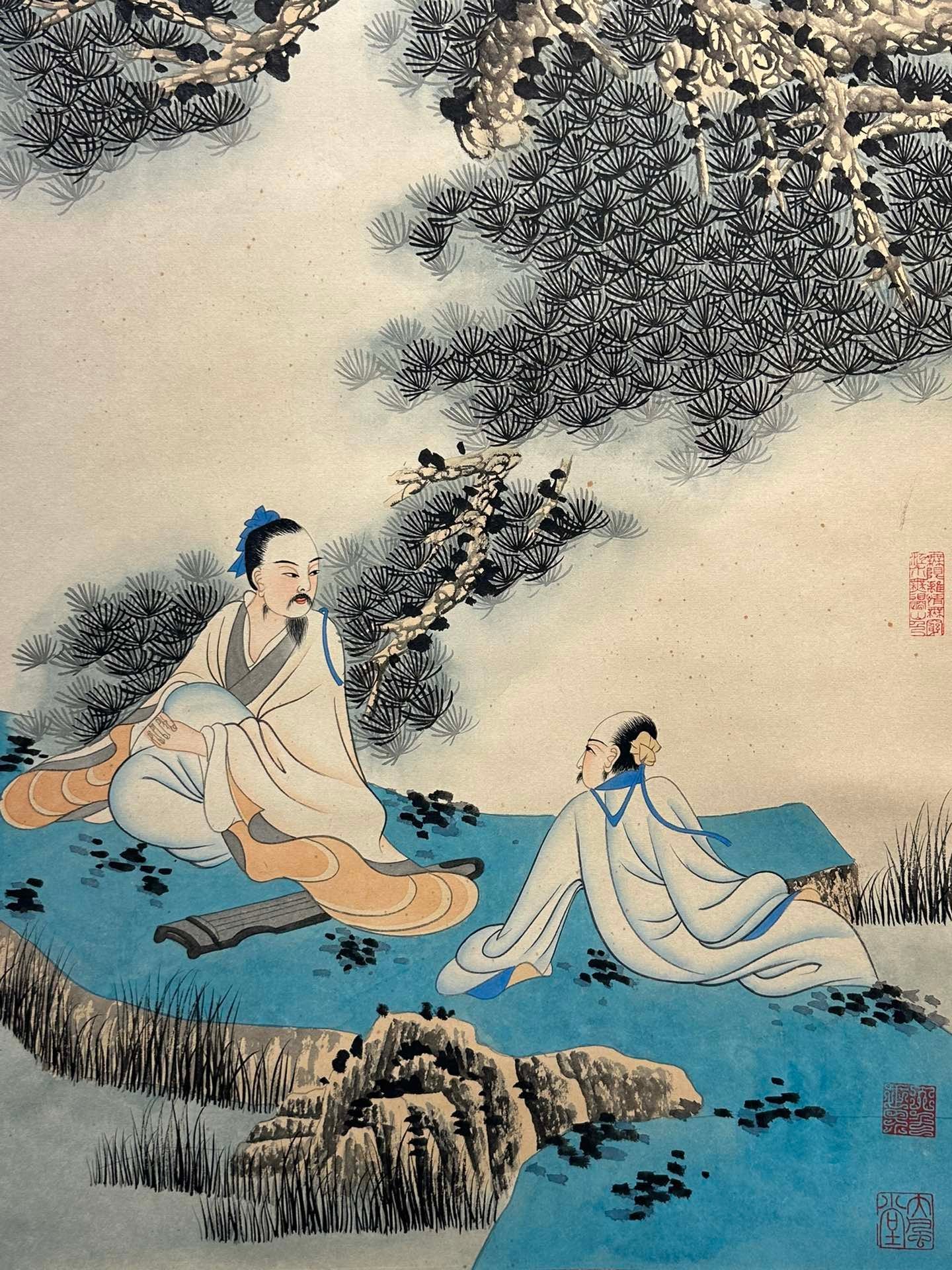 Chinese scroll painting Zhang Daqian