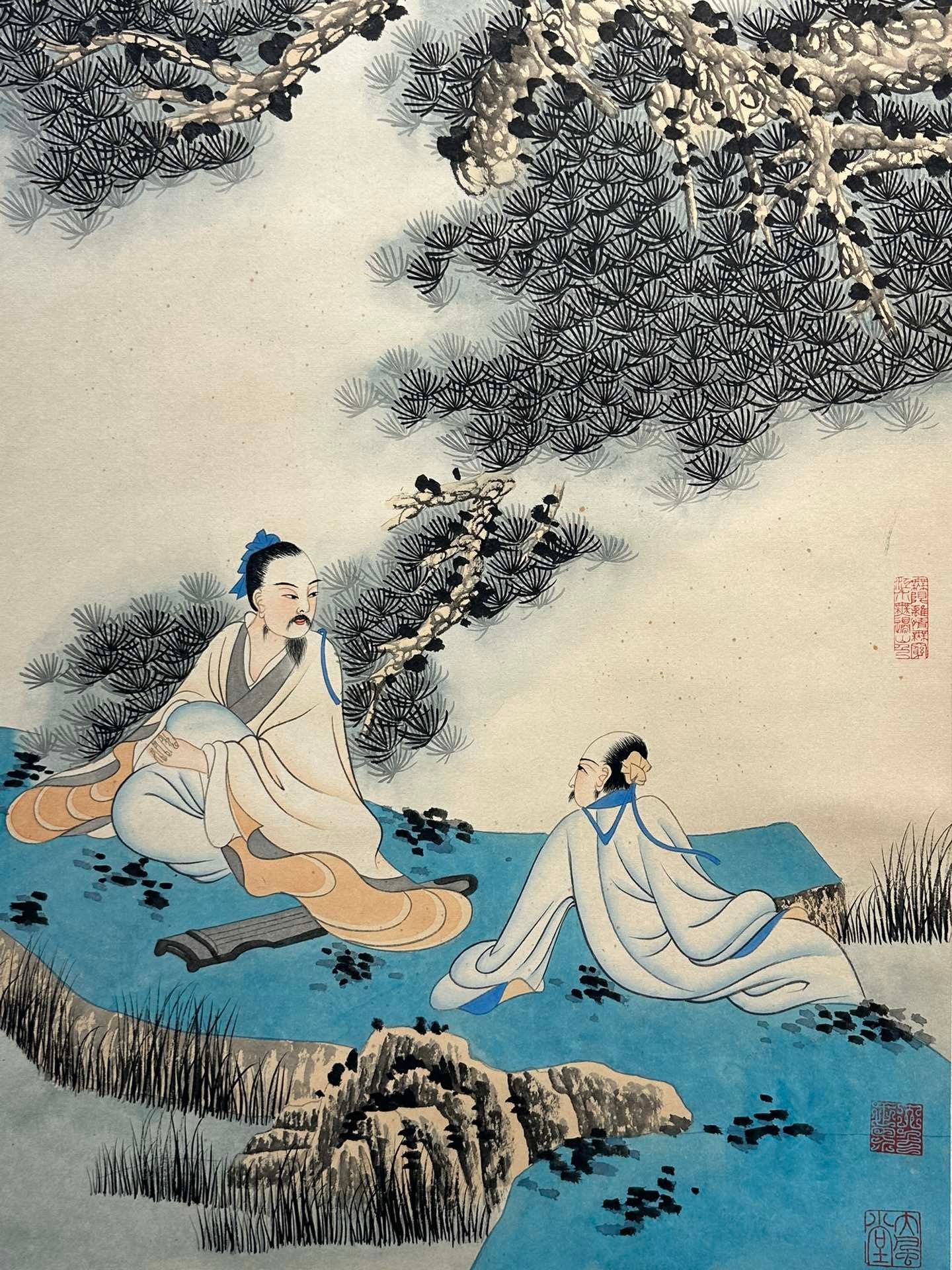 Chinese scroll painting Zhang Daqian