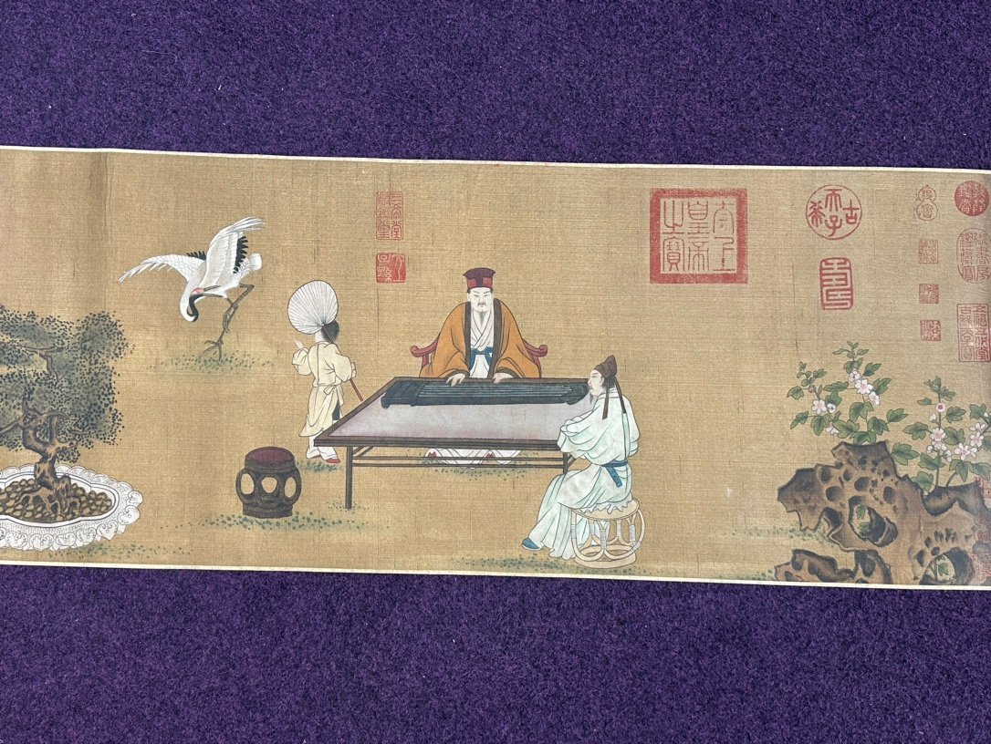 Chinese scroll painting Song Huizong