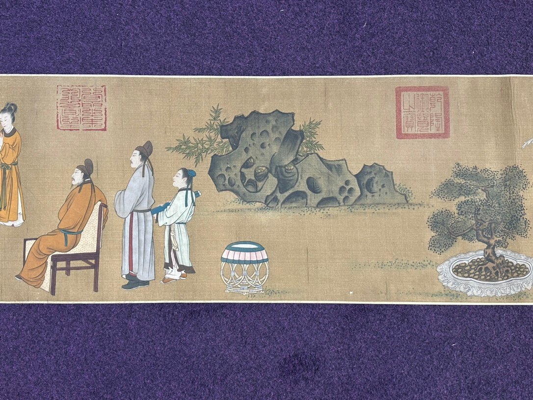 Chinese scroll painting Song Huizong