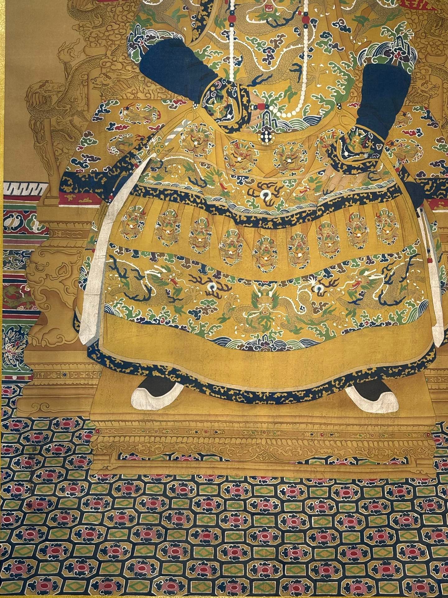 Chinese scroll painting Giuseppe