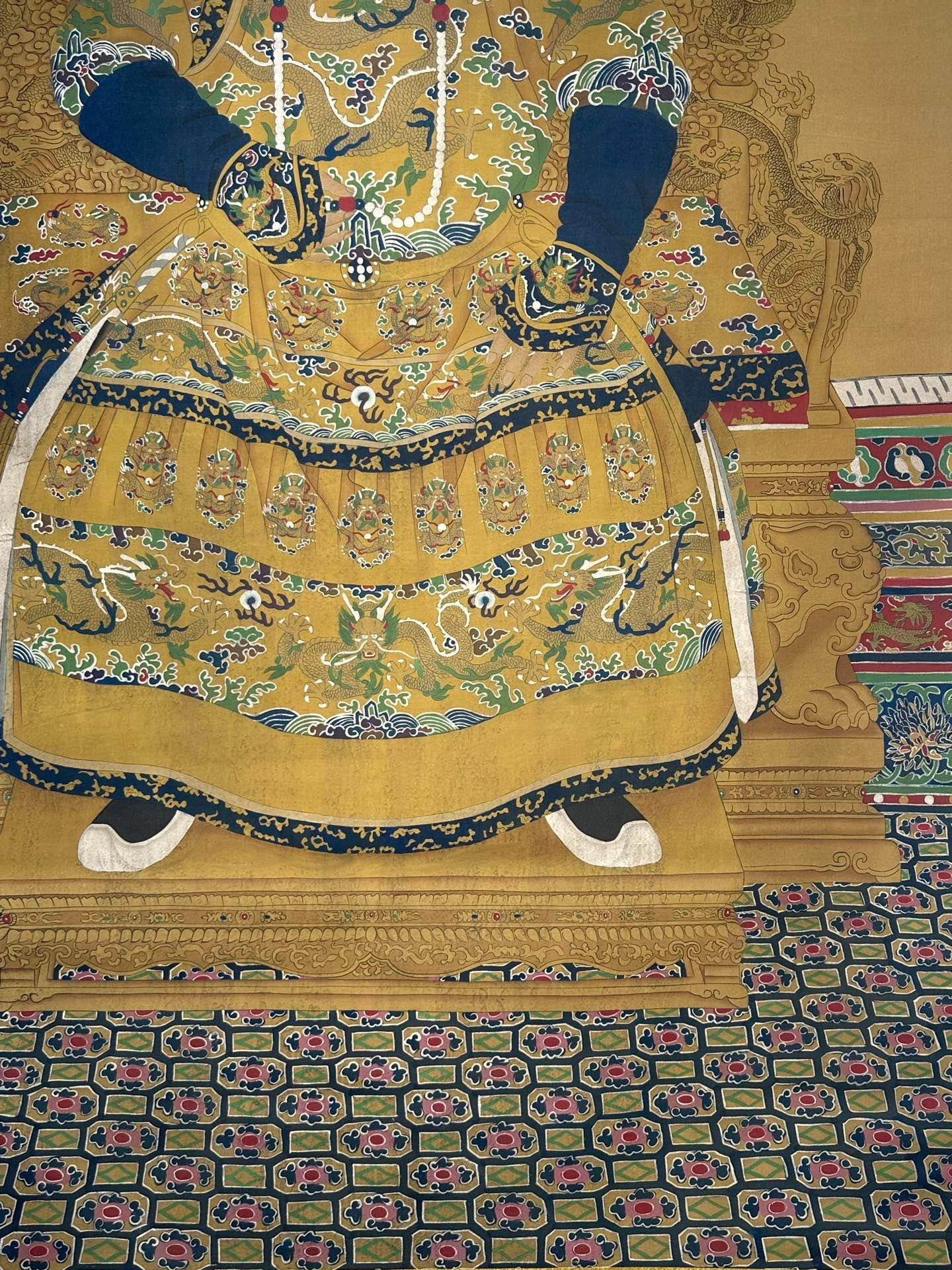 Chinese scroll painting Giuseppe