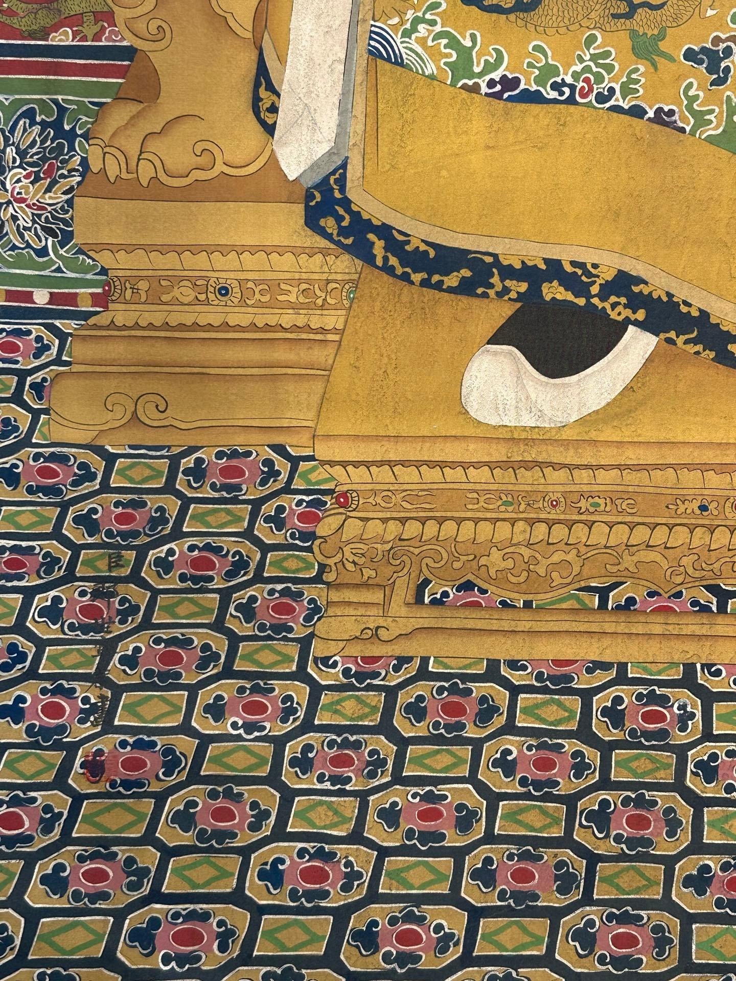 Chinese scroll painting Giuseppe