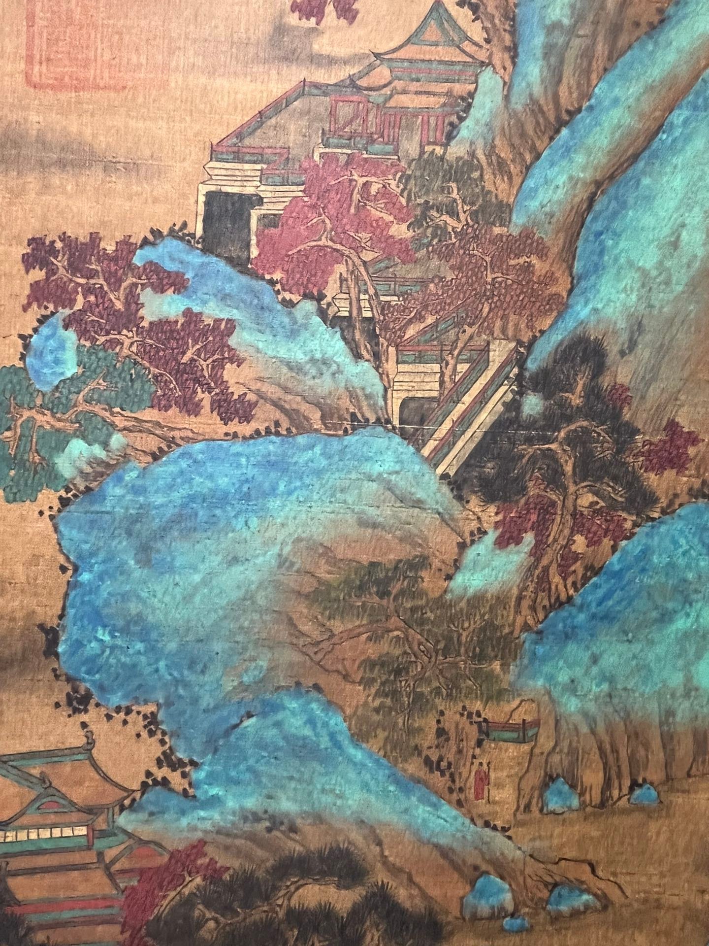 Chinese scroll painting Du Fu