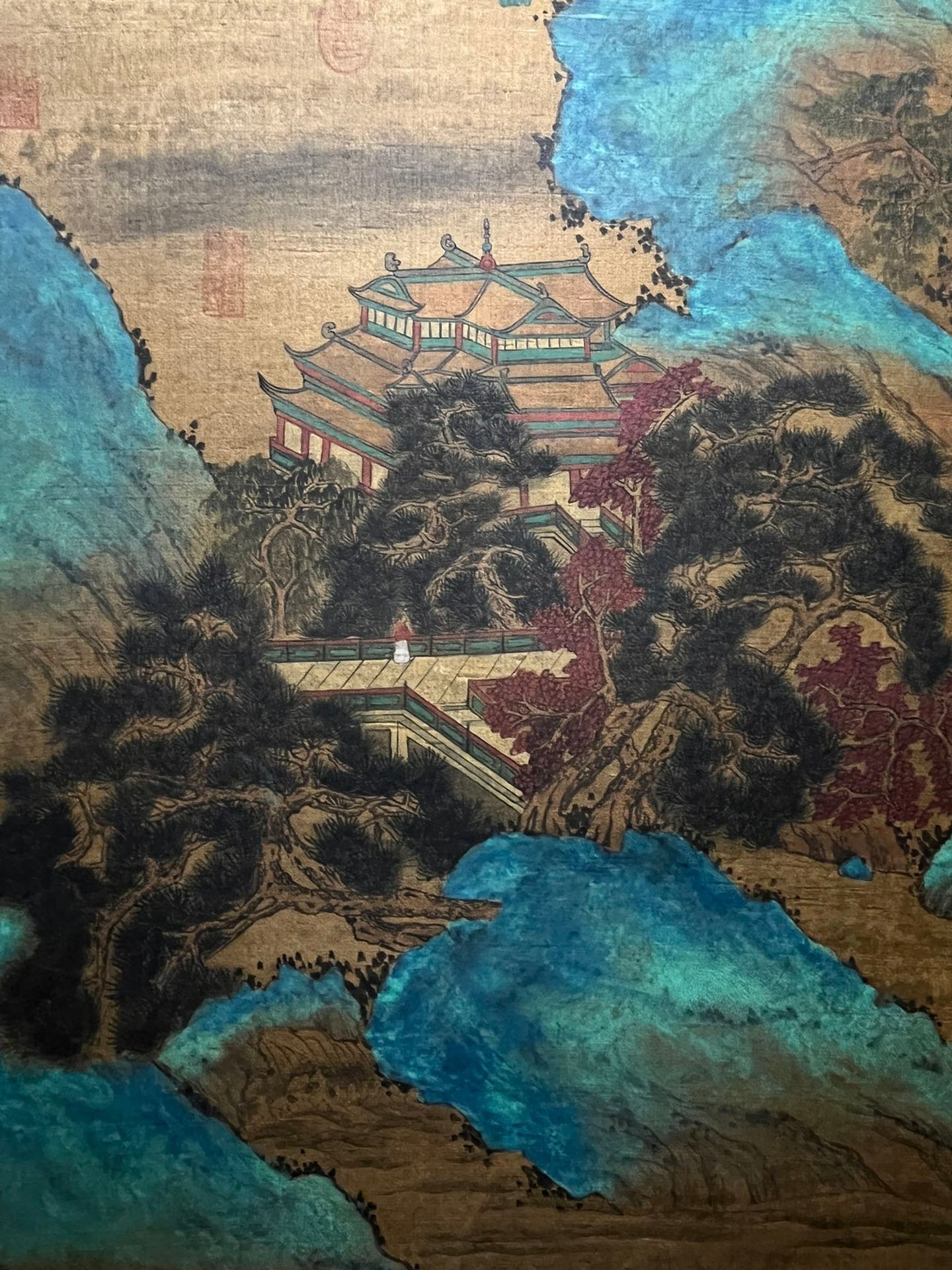Chinese scroll painting Du Fu