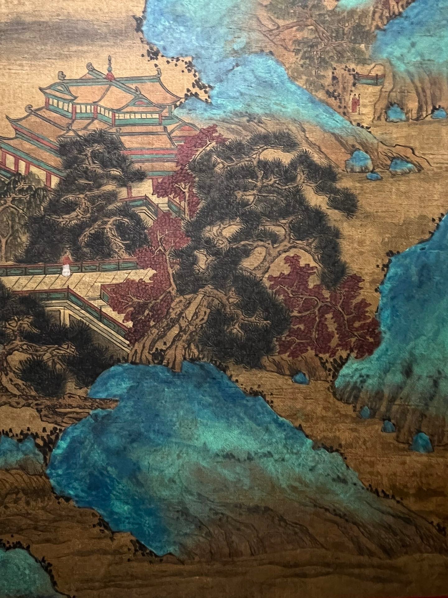 Chinese scroll painting Du Fu
