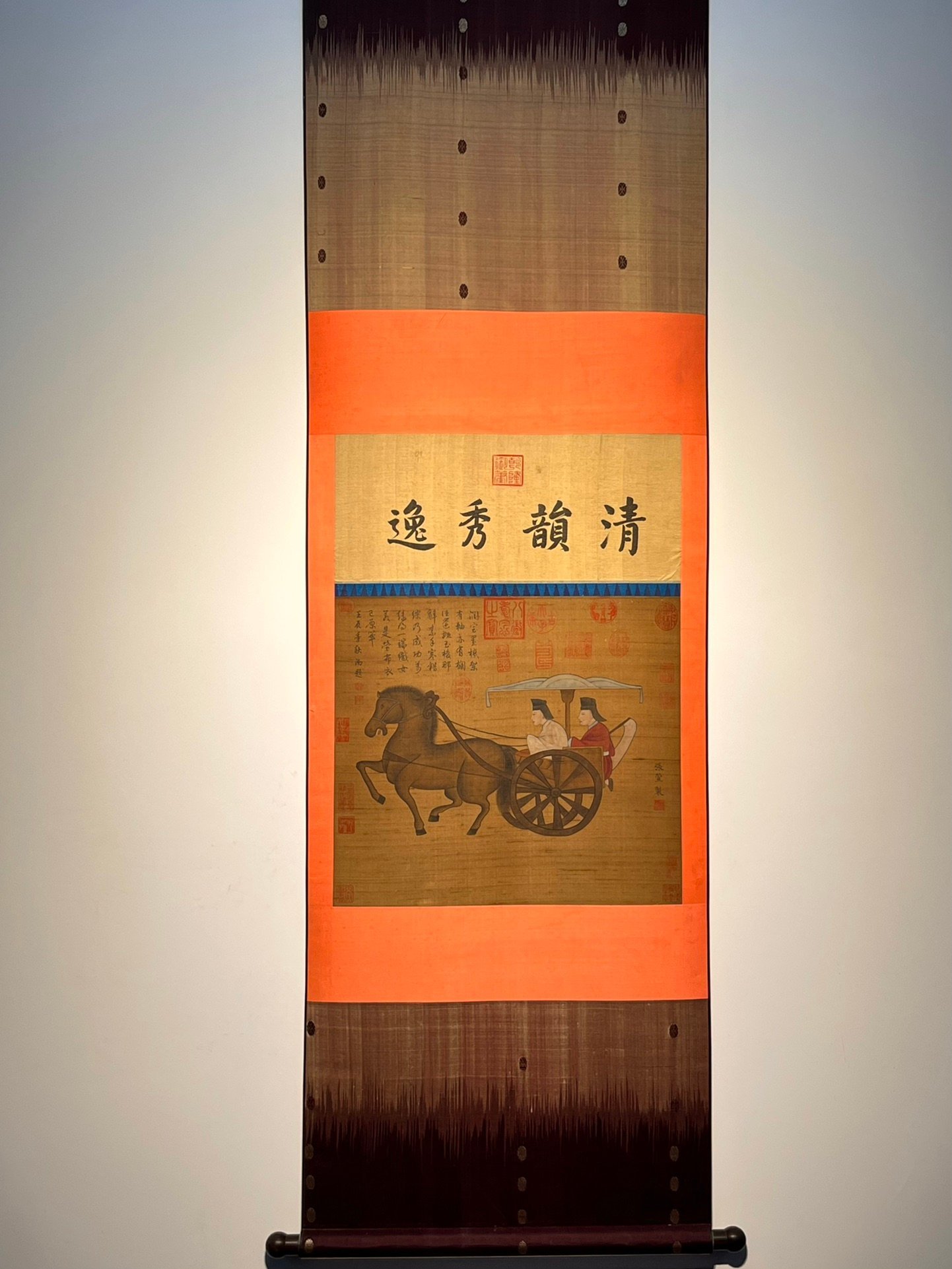 Chinese scroll painting Zhang Xuan
