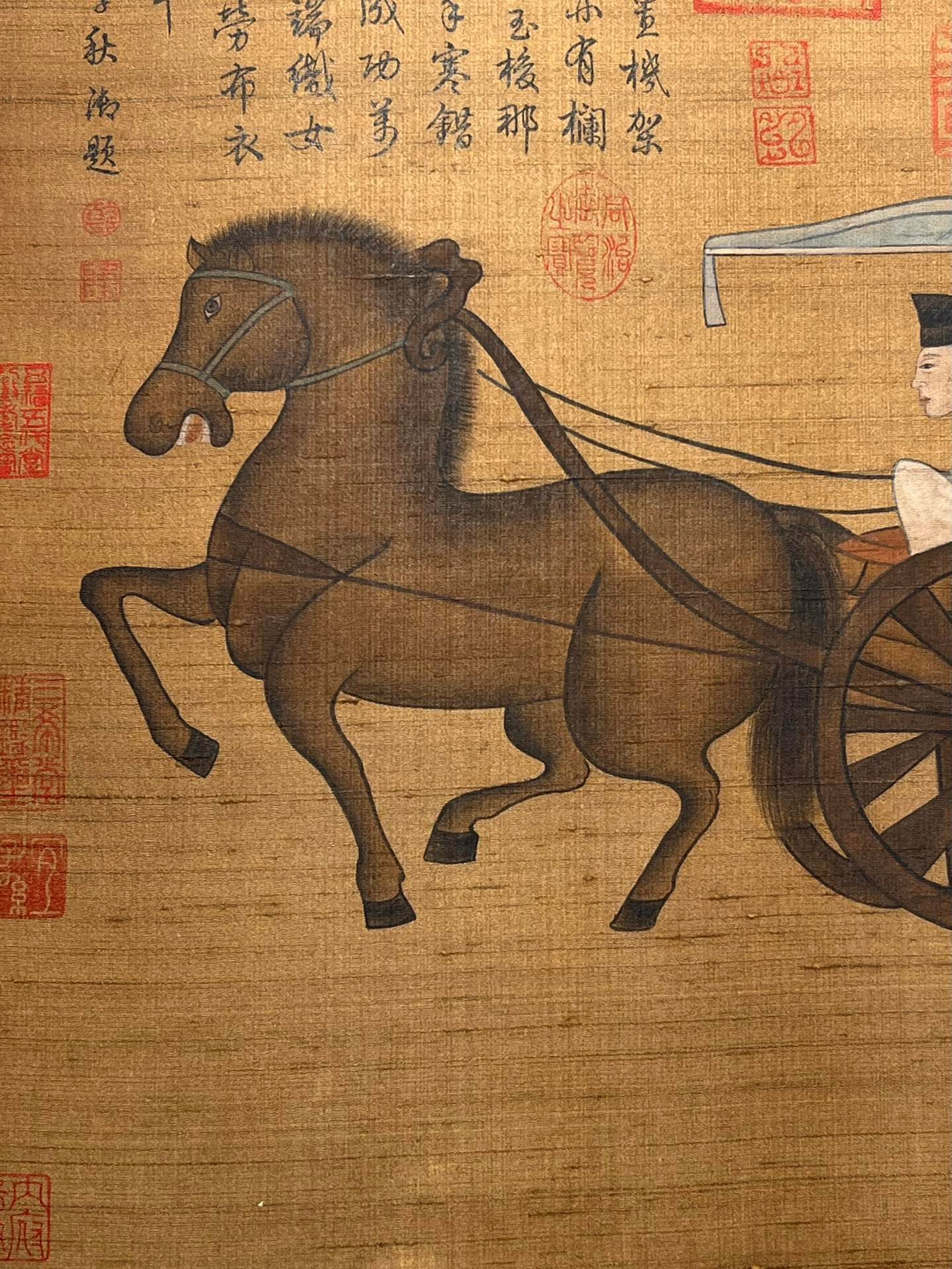 Chinese scroll painting Zhang Xuan