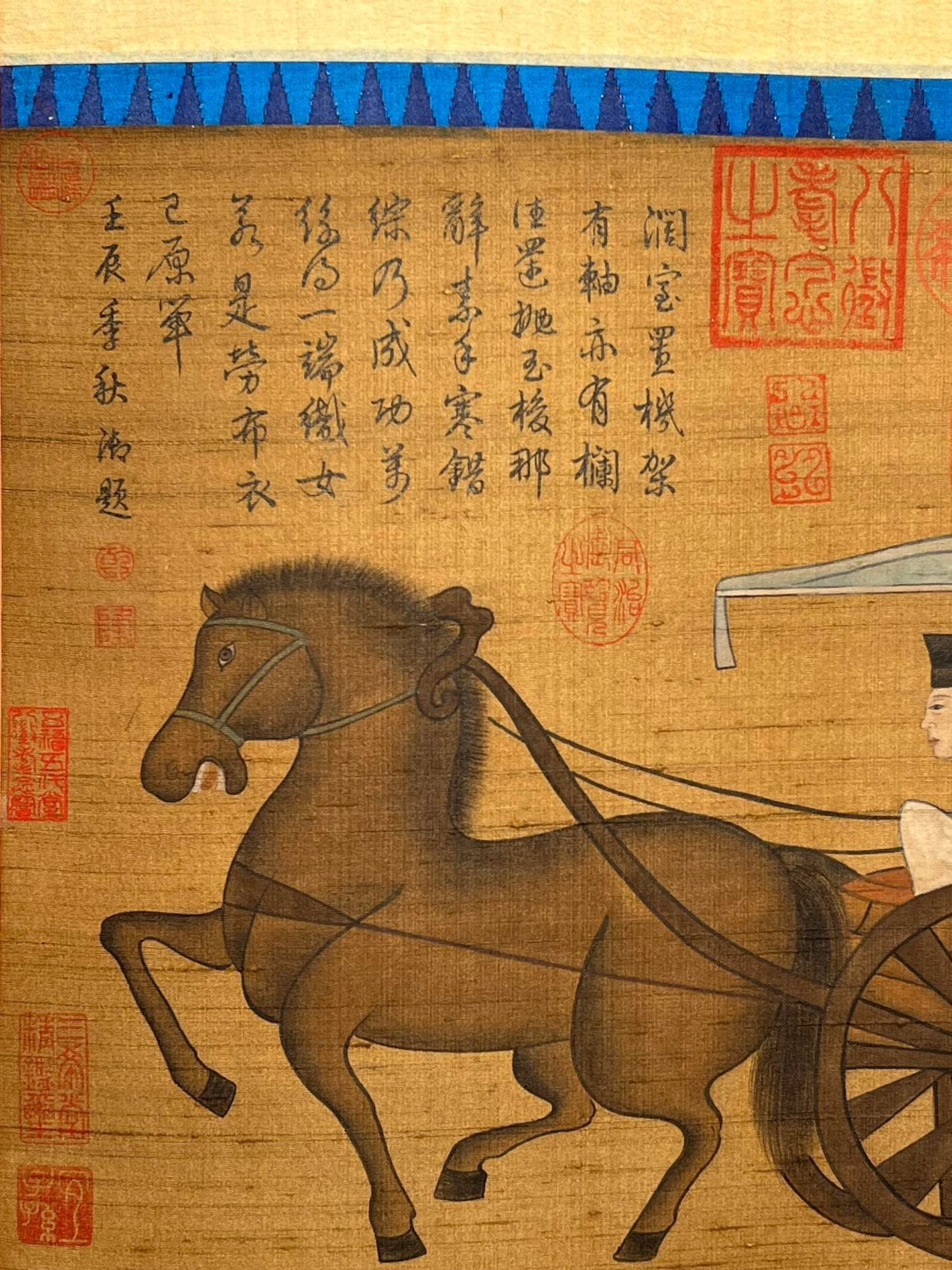 Chinese scroll painting Zhang Xuan