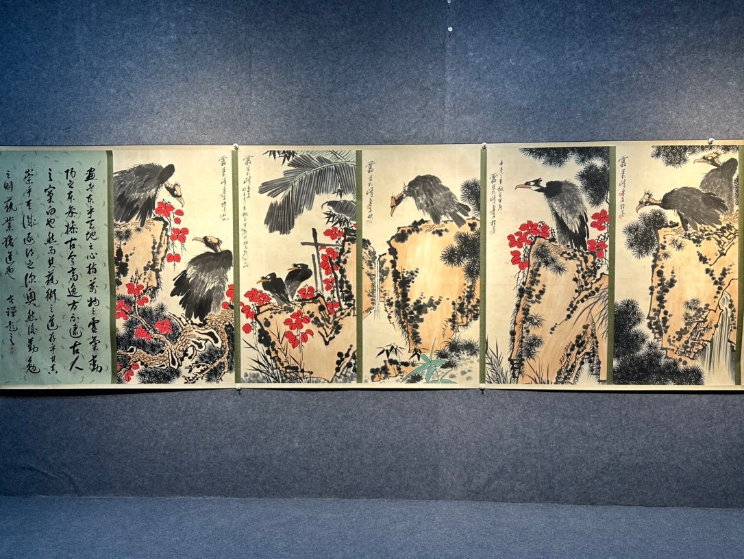 Chinese scroll painting Pan Tianshou