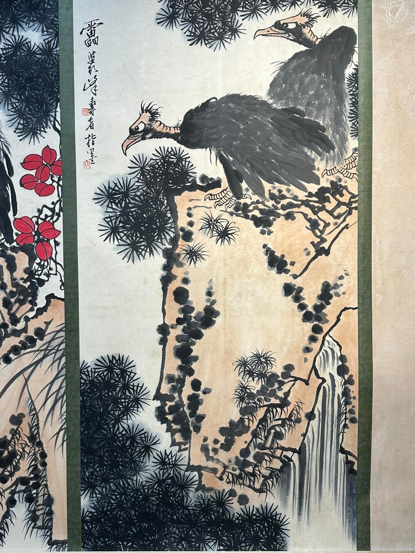 Chinese scroll painting Pan Tianshou