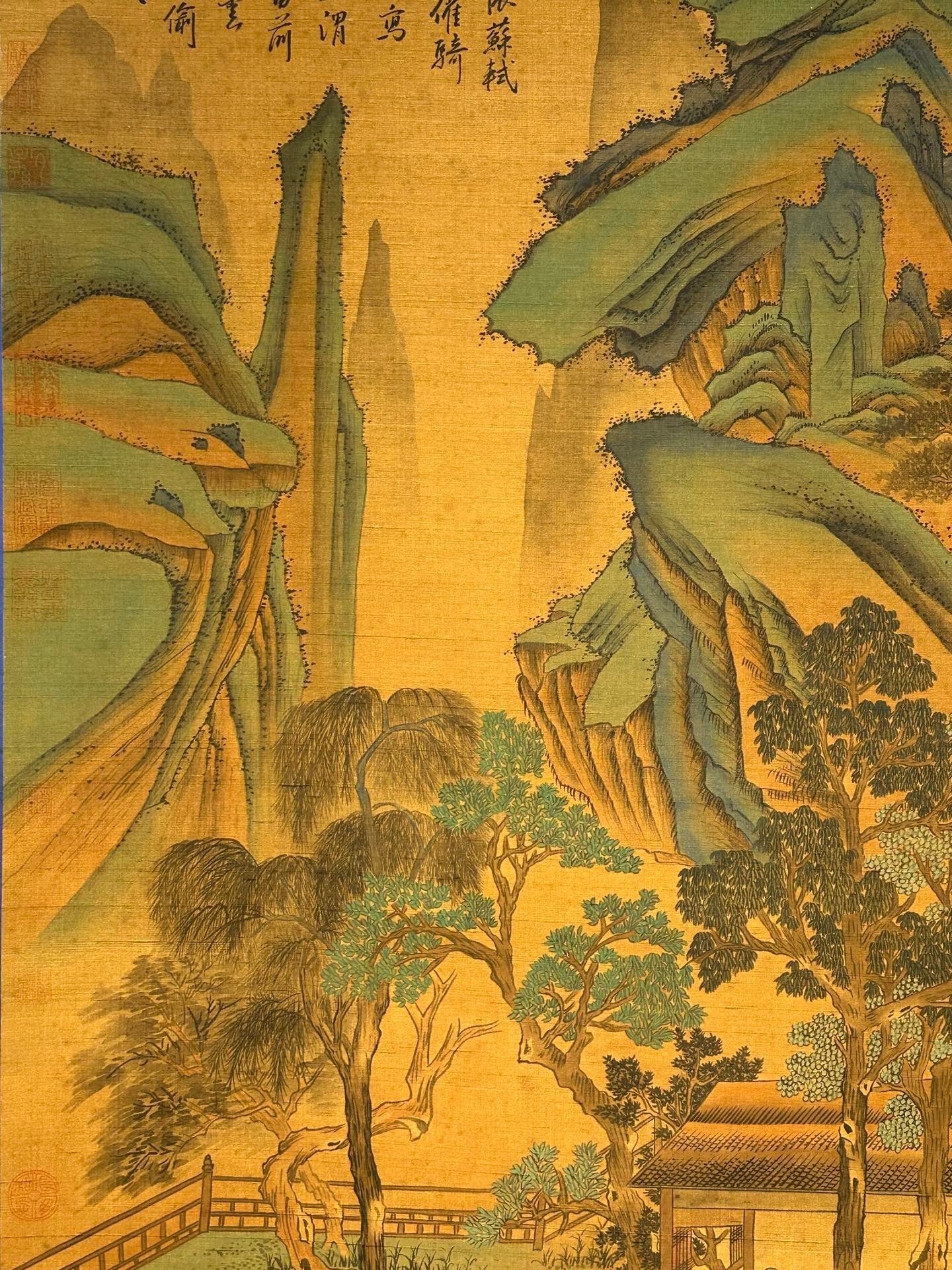 Chinese scroll painting Genghis Khan