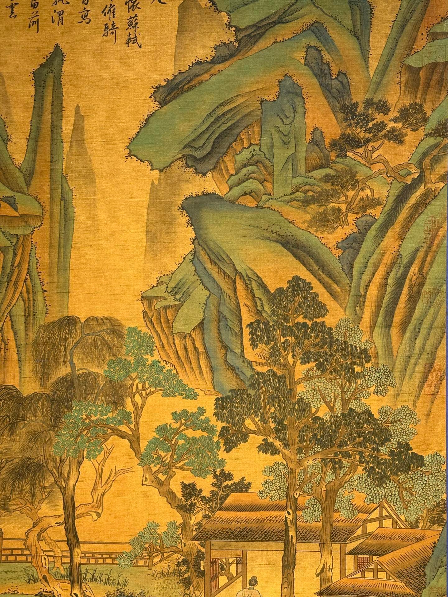 Chinese scroll painting Genghis Khan