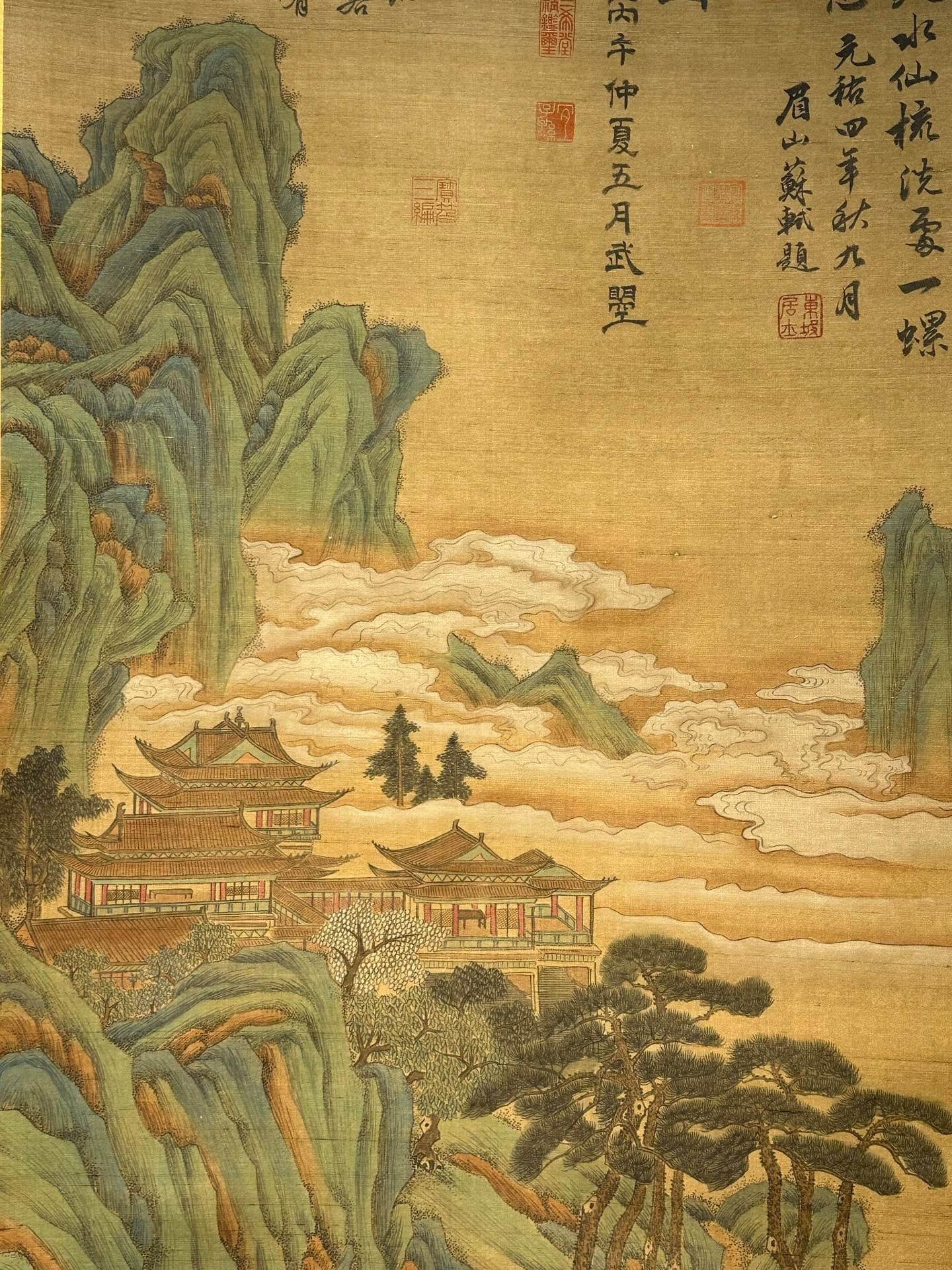 Chinese scroll painting Wu Zetian