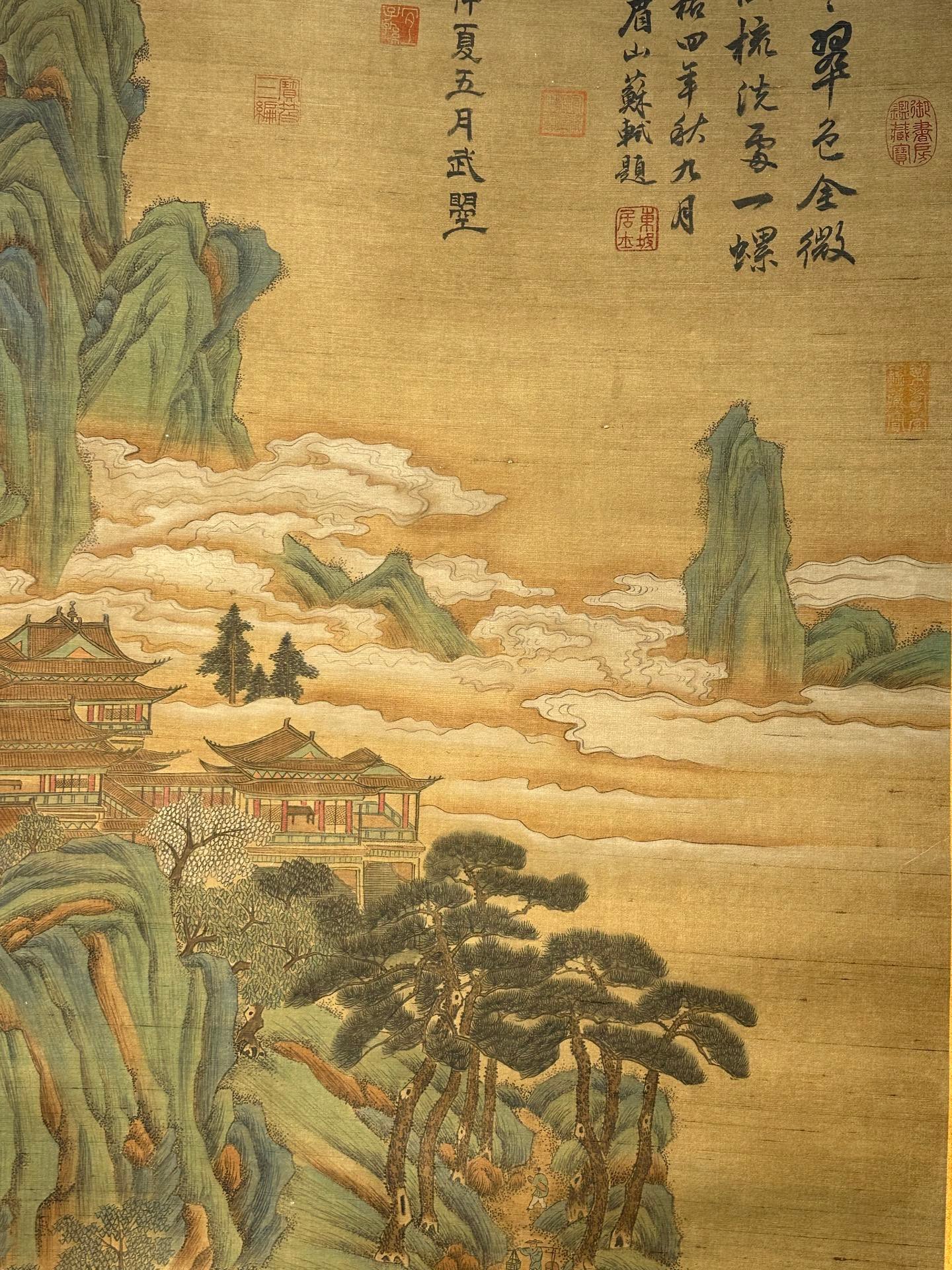 Chinese scroll painting Wu Zetian