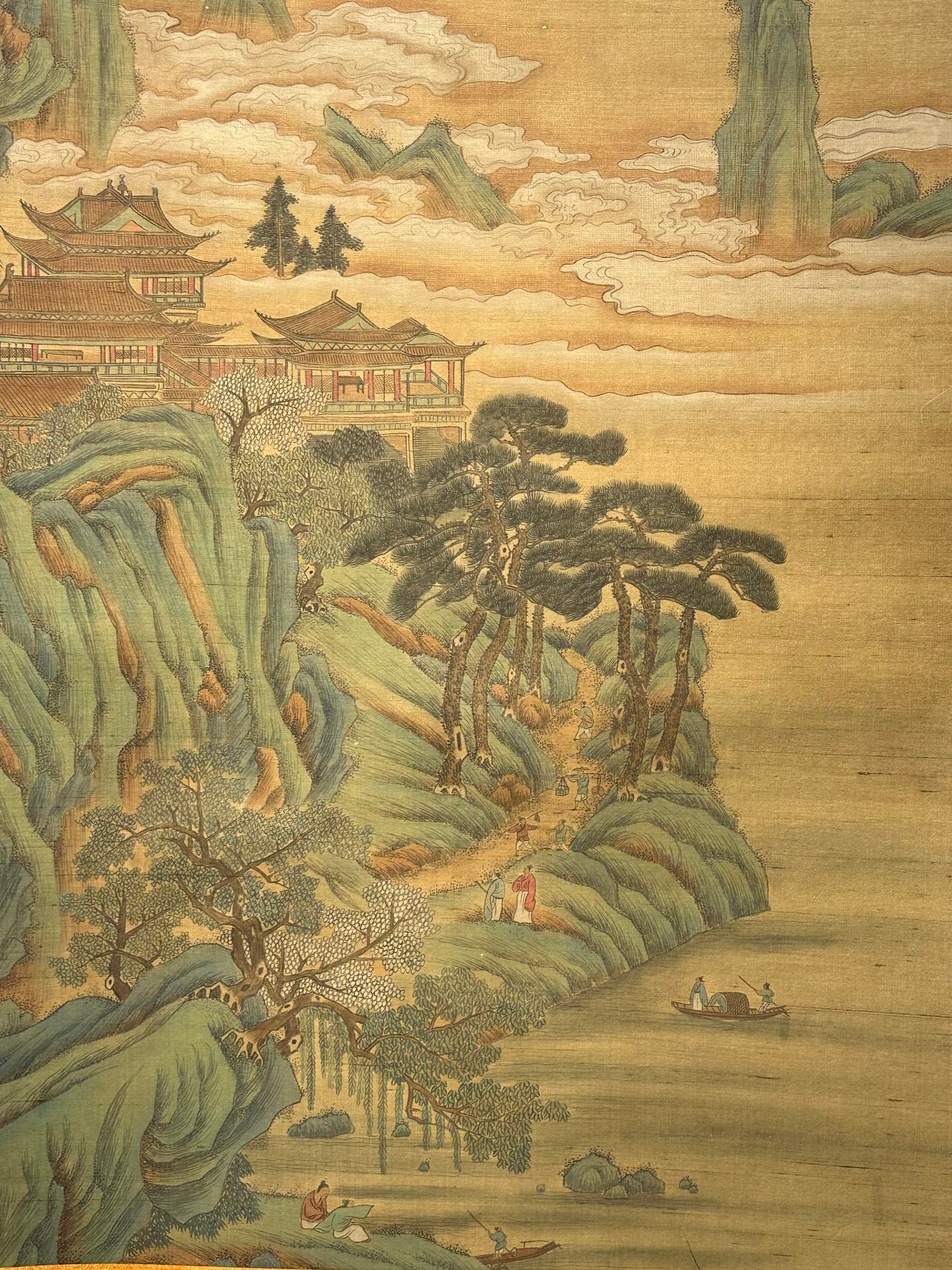 Chinese scroll painting Wu Zetian
