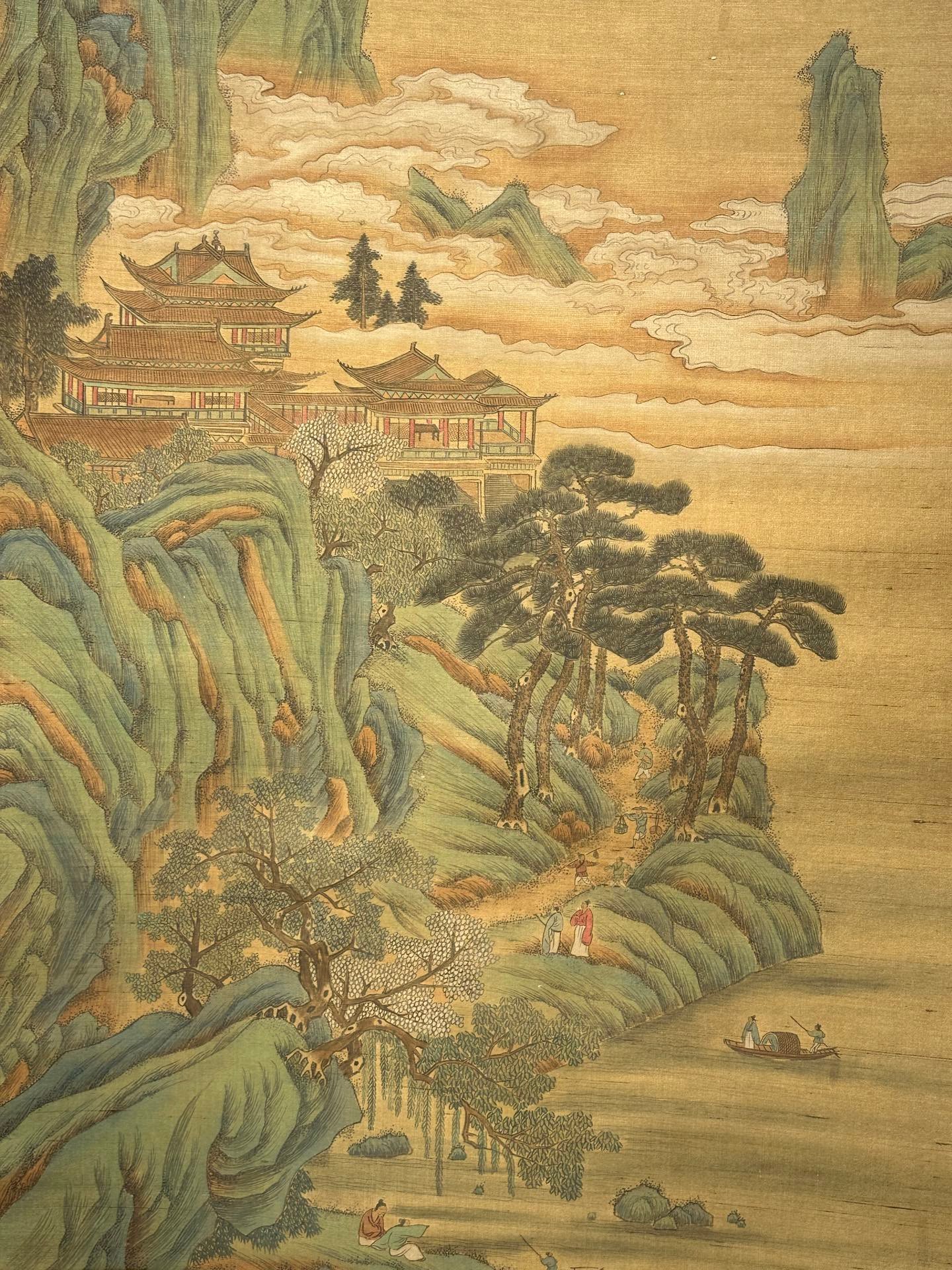 Chinese scroll painting Wu Zetian