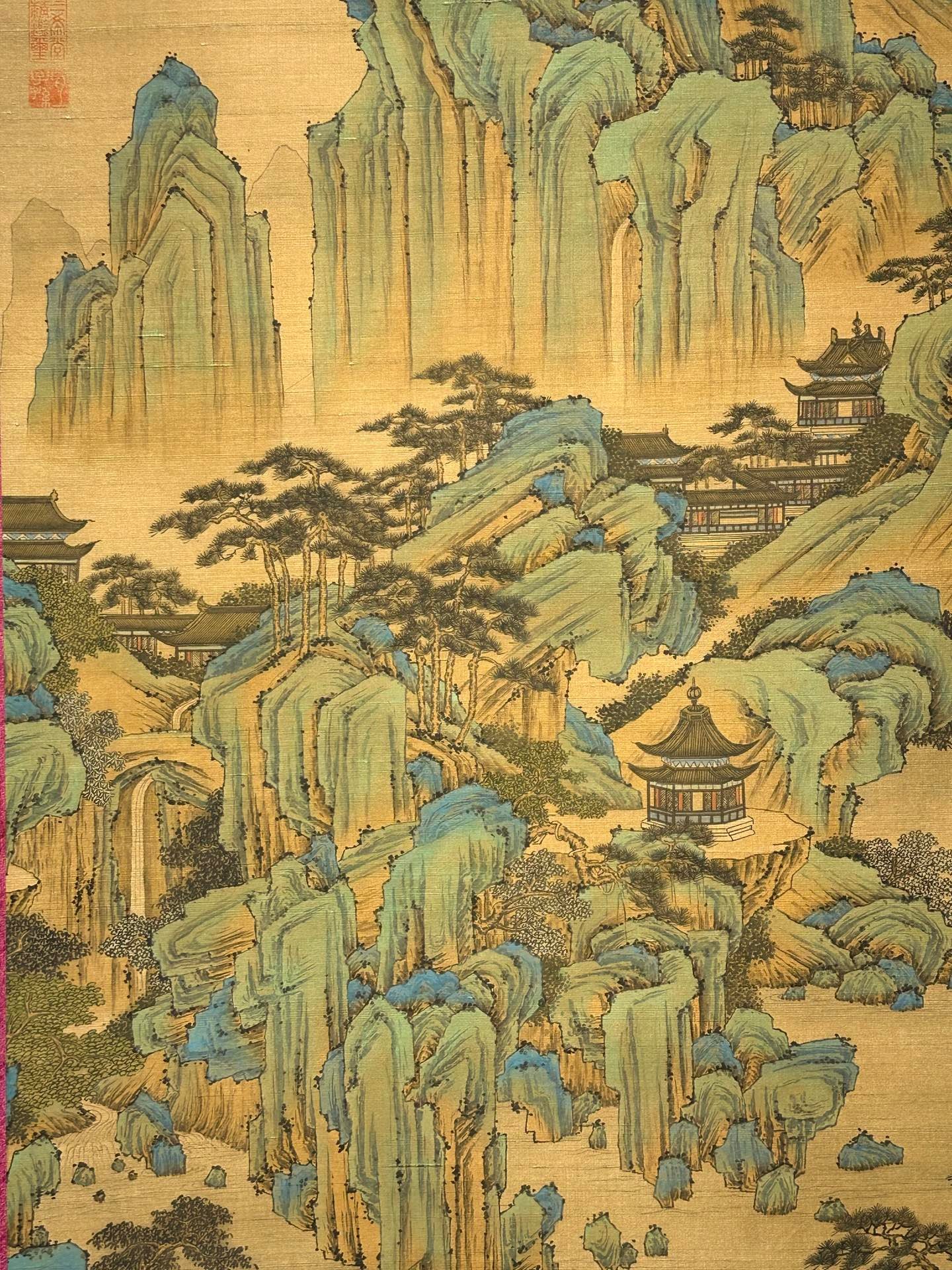 Chinese scroll painting Qing Shi Huang Ying Zheng
