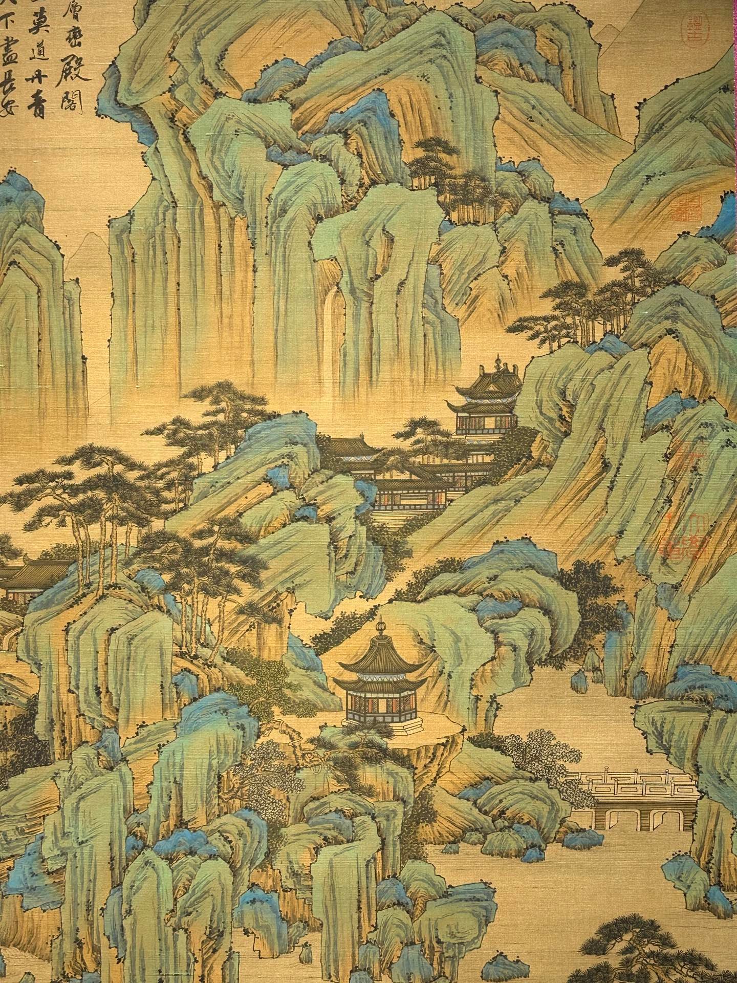Chinese scroll painting Qing Shi Huang Ying Zheng