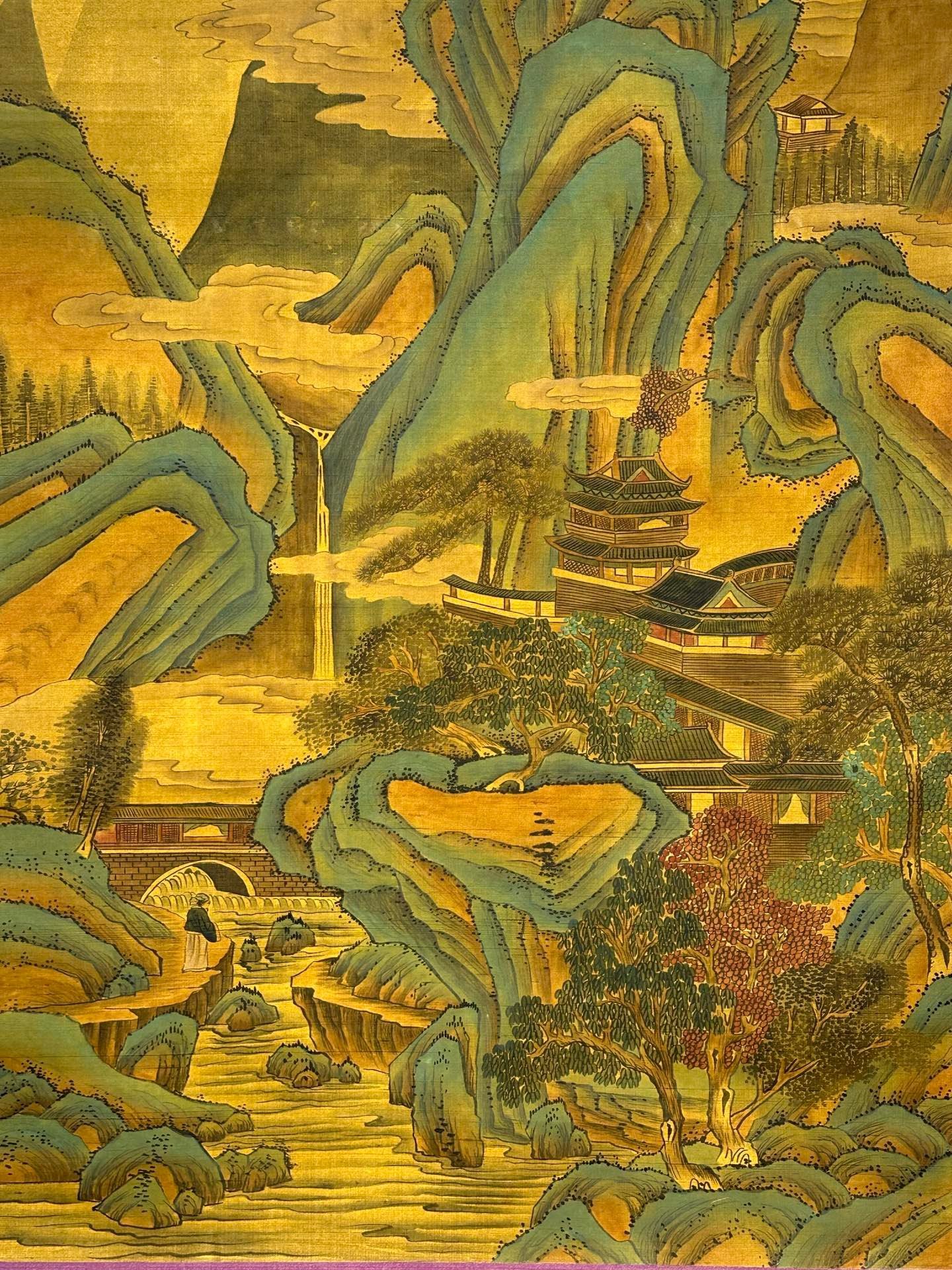 Chinese scroll painting Qing Shi Huang Ying Zheng