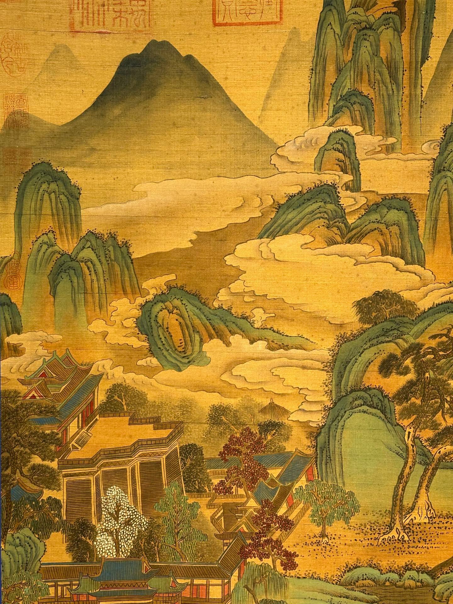 Chinese scroll painting Zhu Yuanzhang