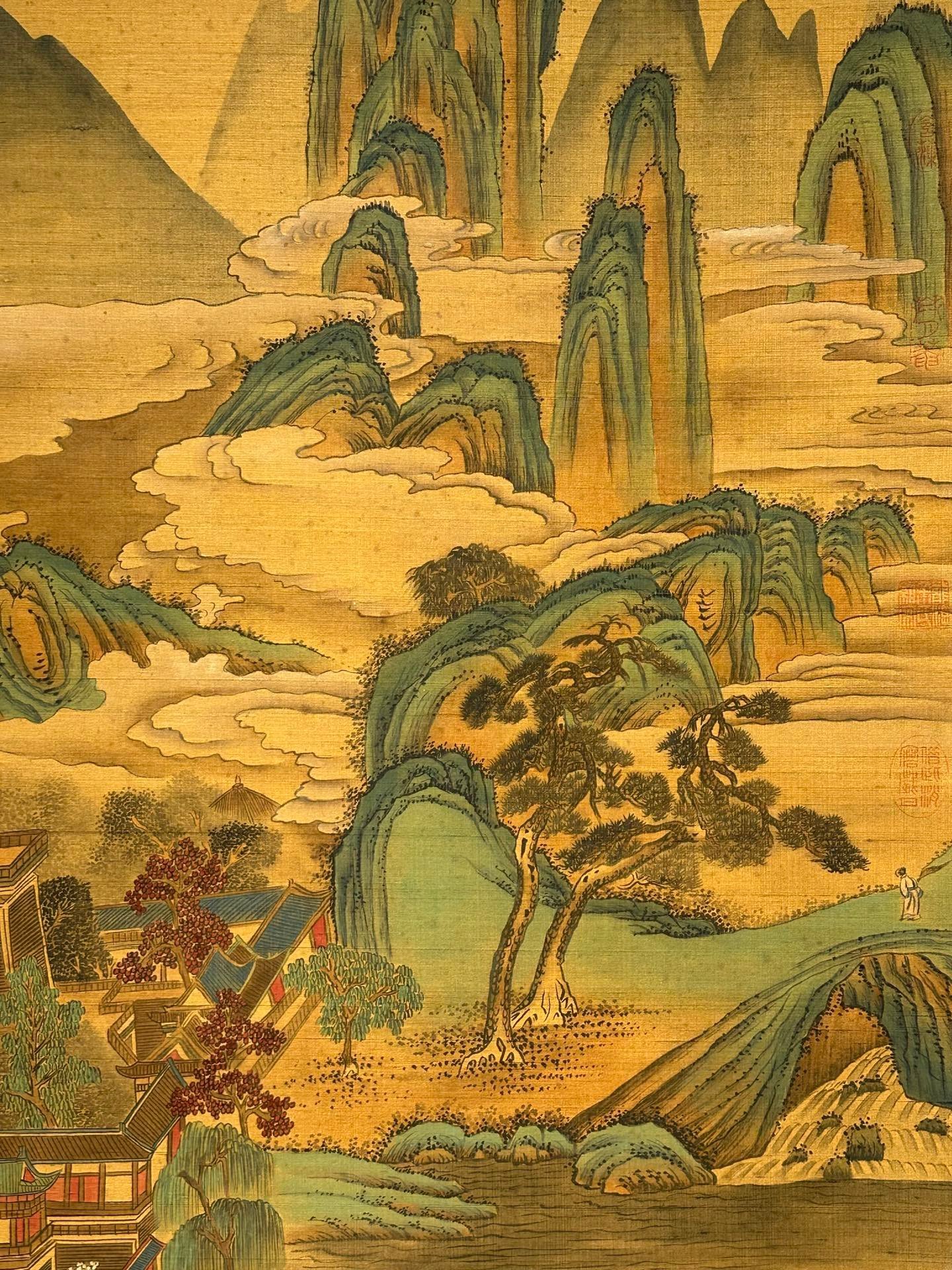Chinese scroll painting Zhu Yuanzhang