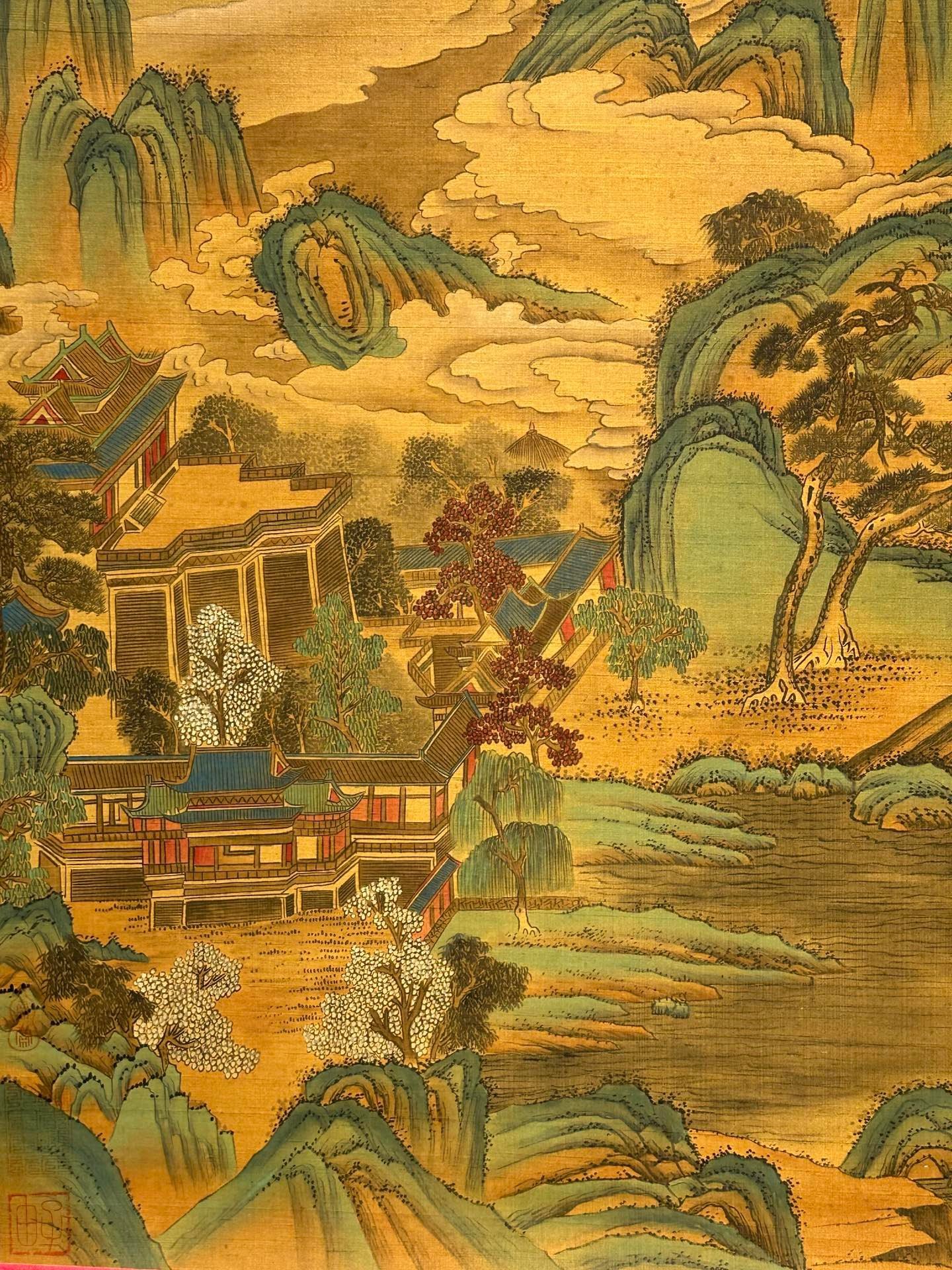 Chinese scroll painting Zhu Yuanzhang