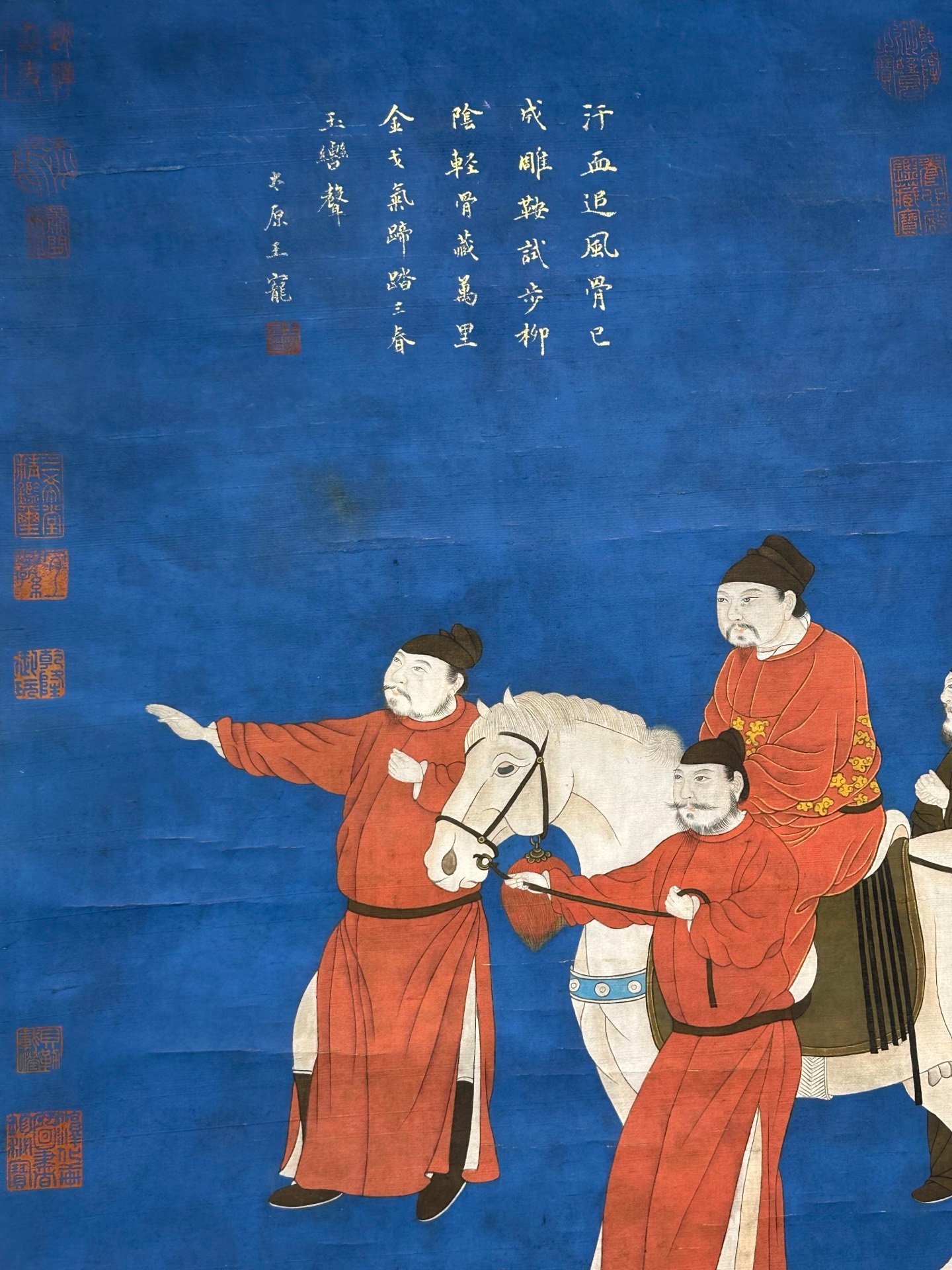 Chinese scroll painting Han Gan