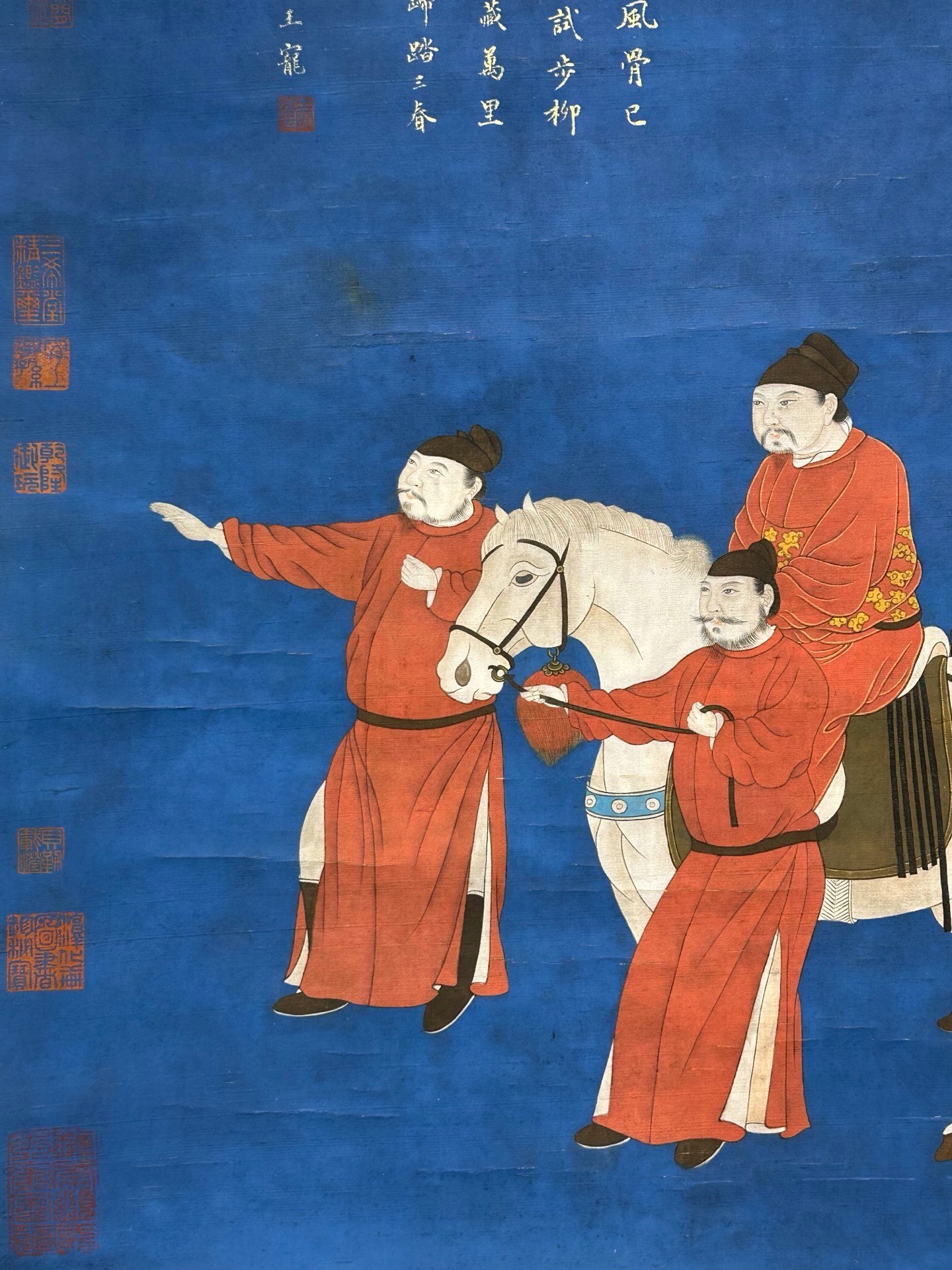 Chinese scroll painting Han Gan