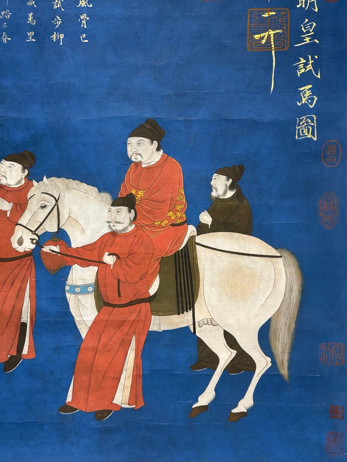 Chinese scroll painting Han Gan