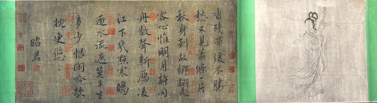 Chinese scroll painting Wang Zhaojun