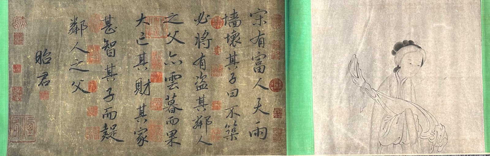 Chinese scroll painting Wang Zhaojun