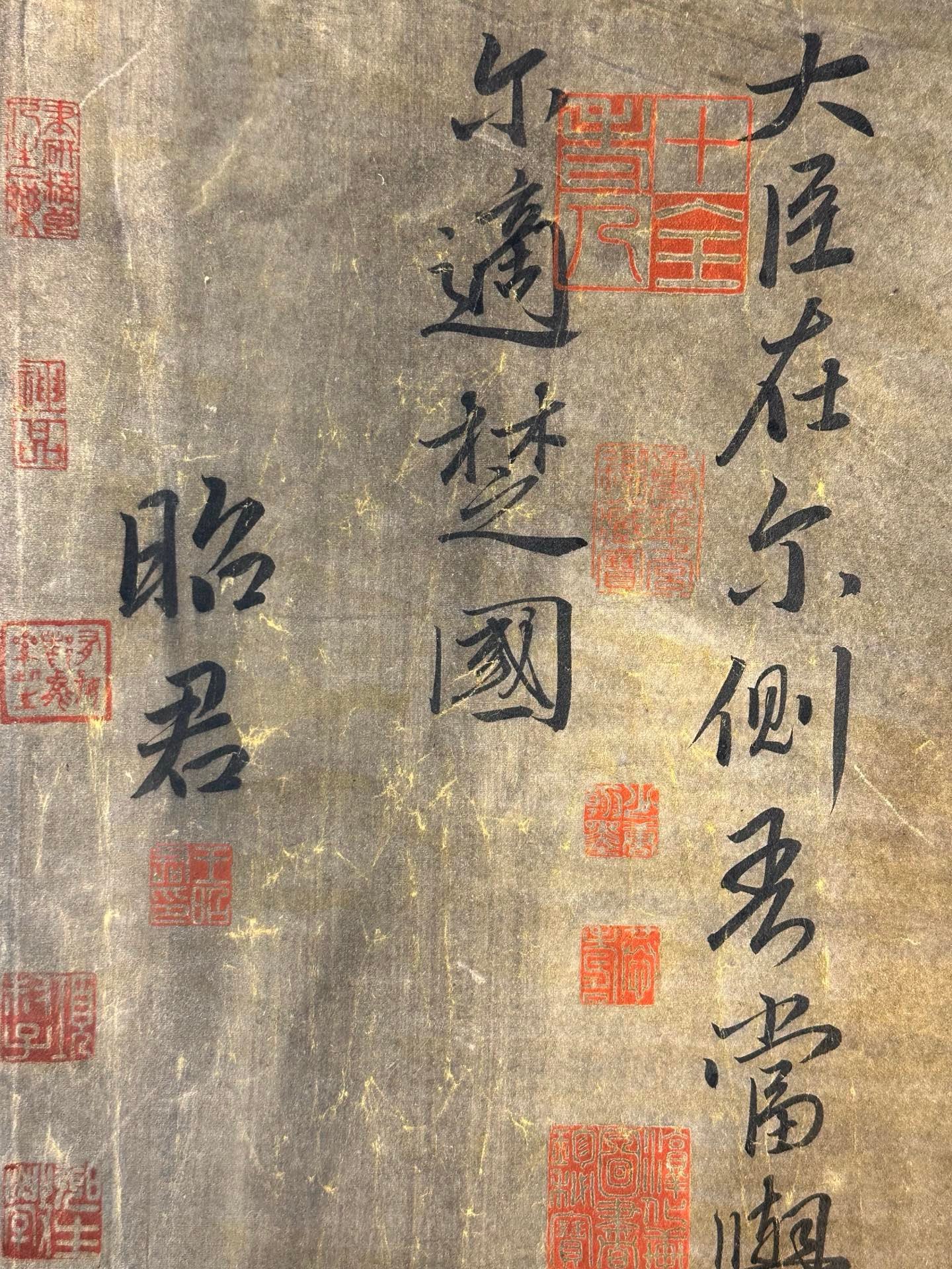 Chinese scroll painting Wang Zhaojun