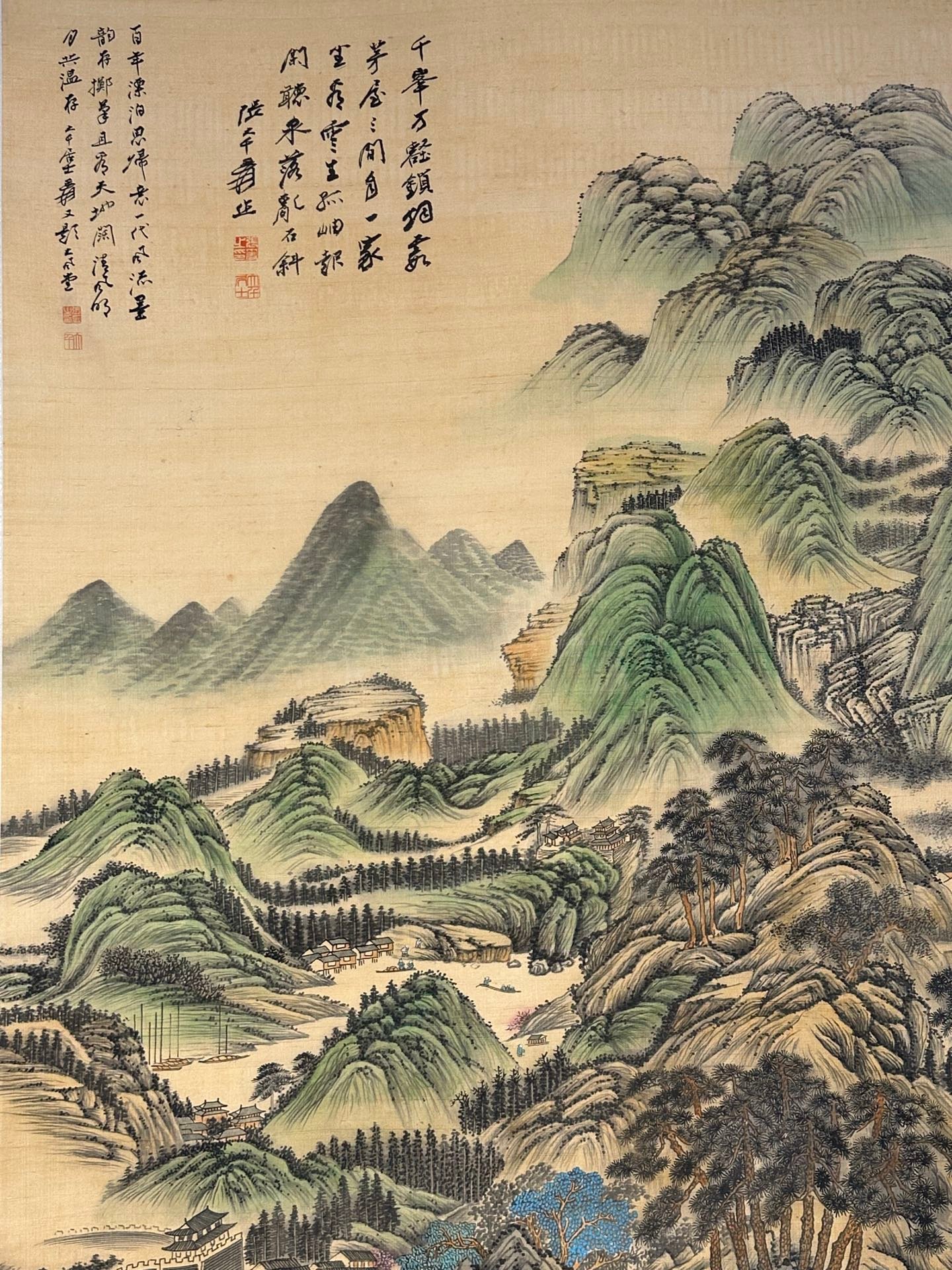 Chinese scroll painting Zhang Daqian