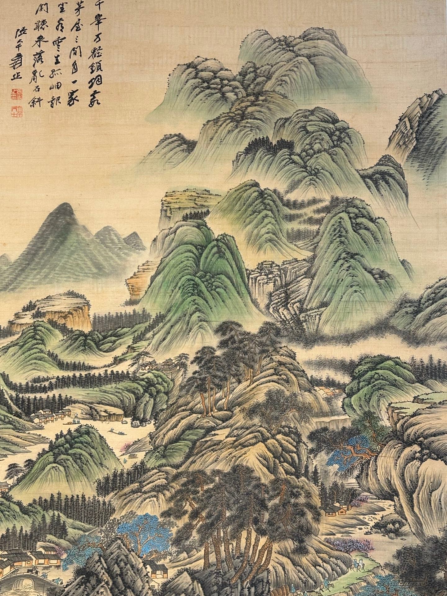 Chinese scroll painting Zhang Daqian