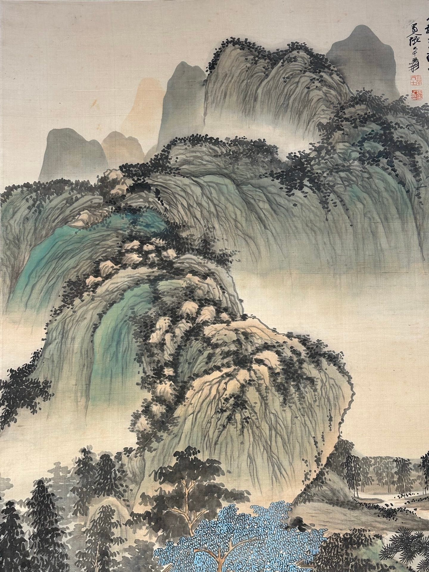 Chinese scroll painting Zhang Daqian