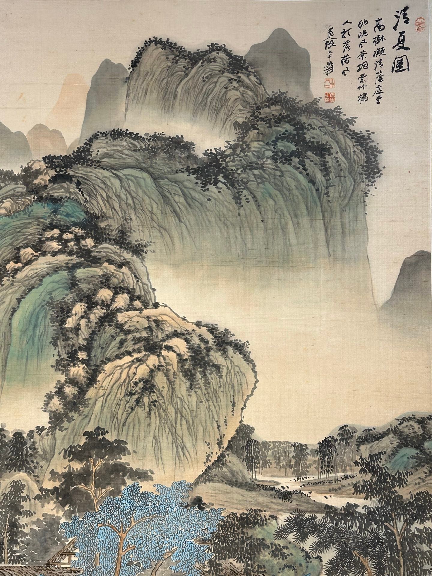 Chinese scroll painting Zhang Daqian