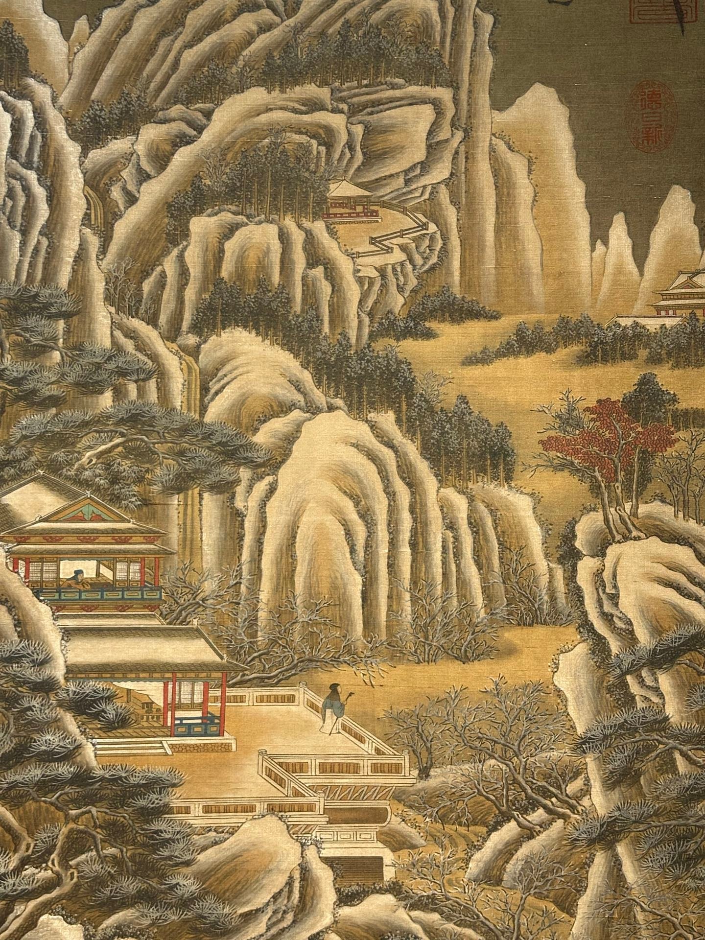 Chinese scroll painting Wu Zetian