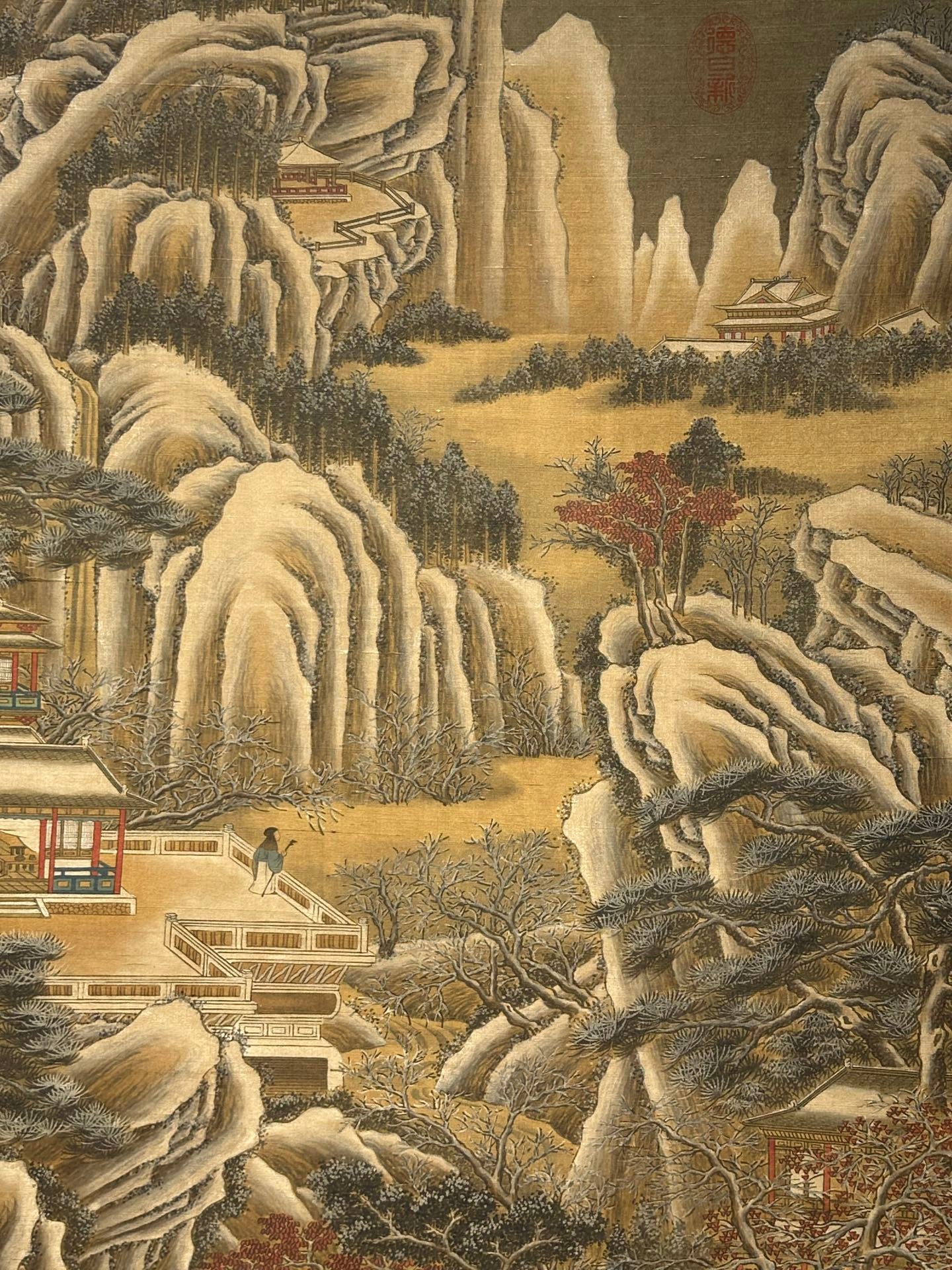 Chinese scroll painting Wu Zetian