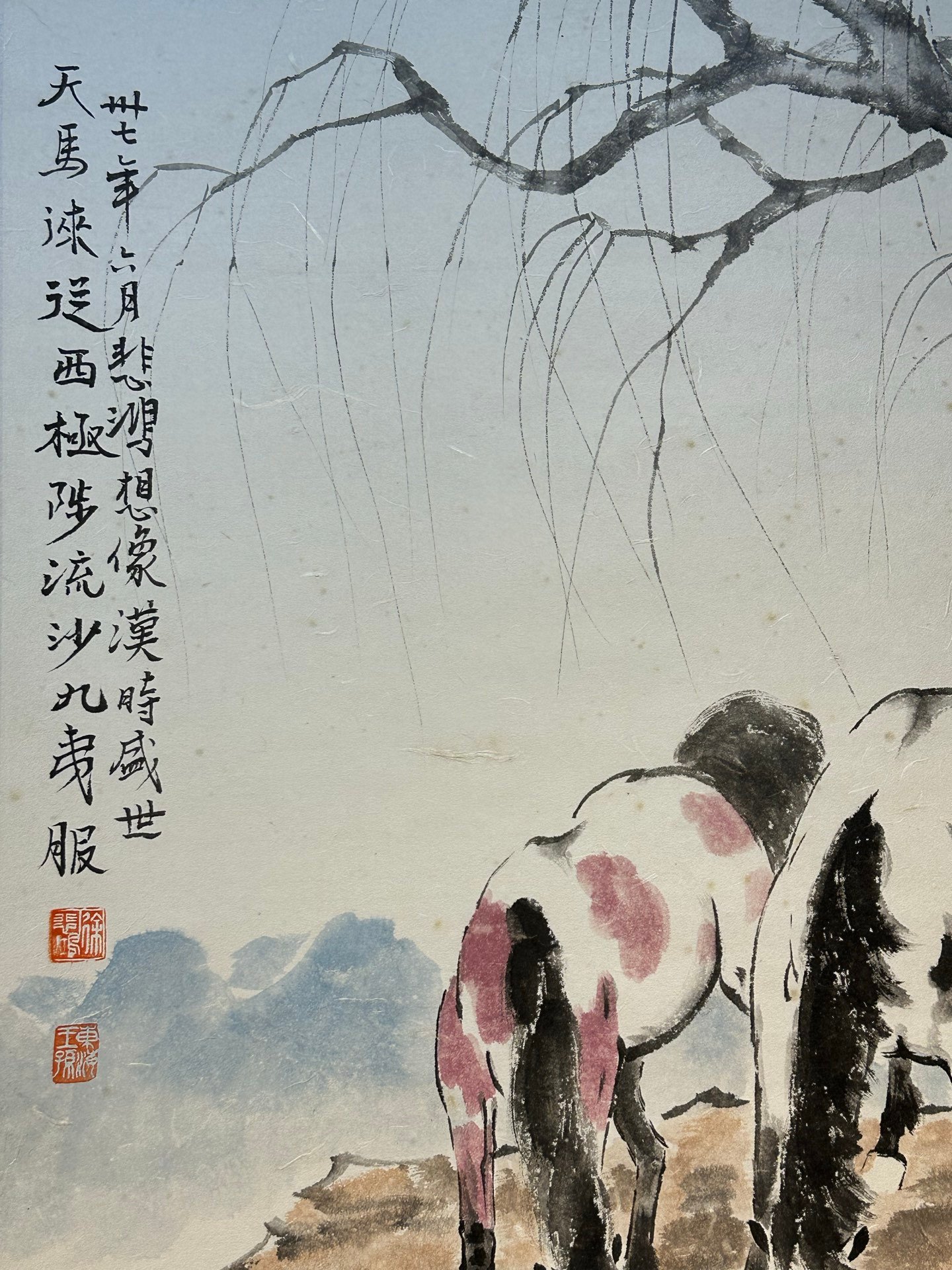 Chinese scroll painting Xu Beihong