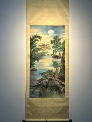 Chinese scroll painting Zeng Gang