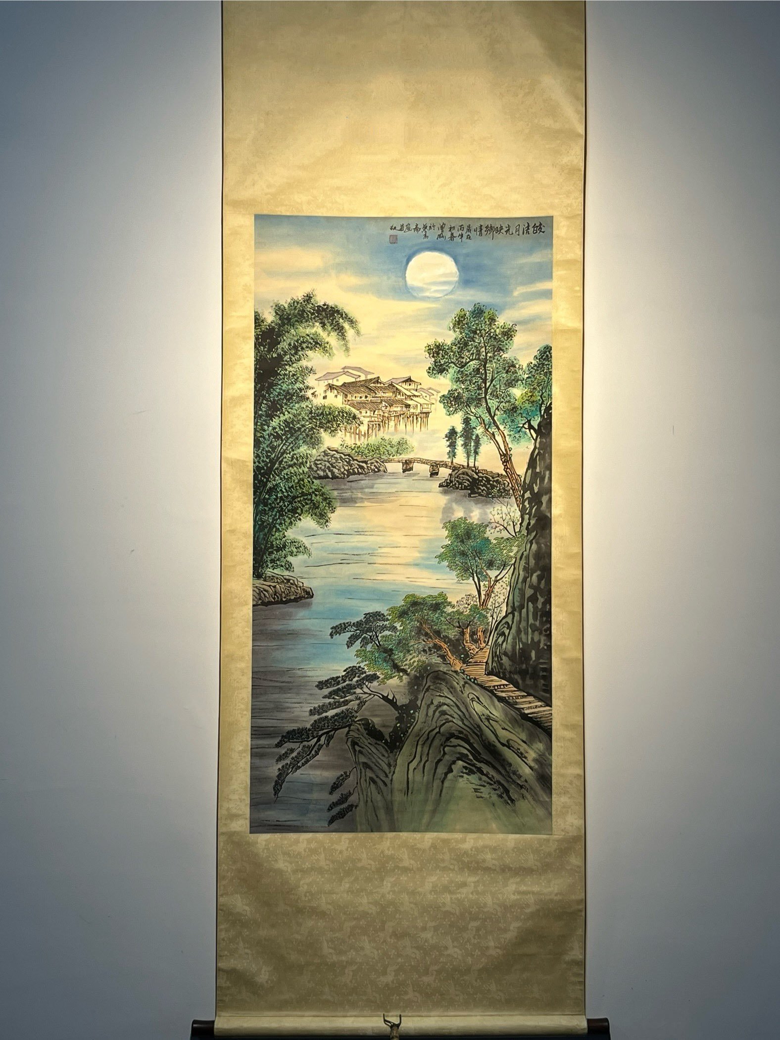 Chinese scroll painting Zeng Gang