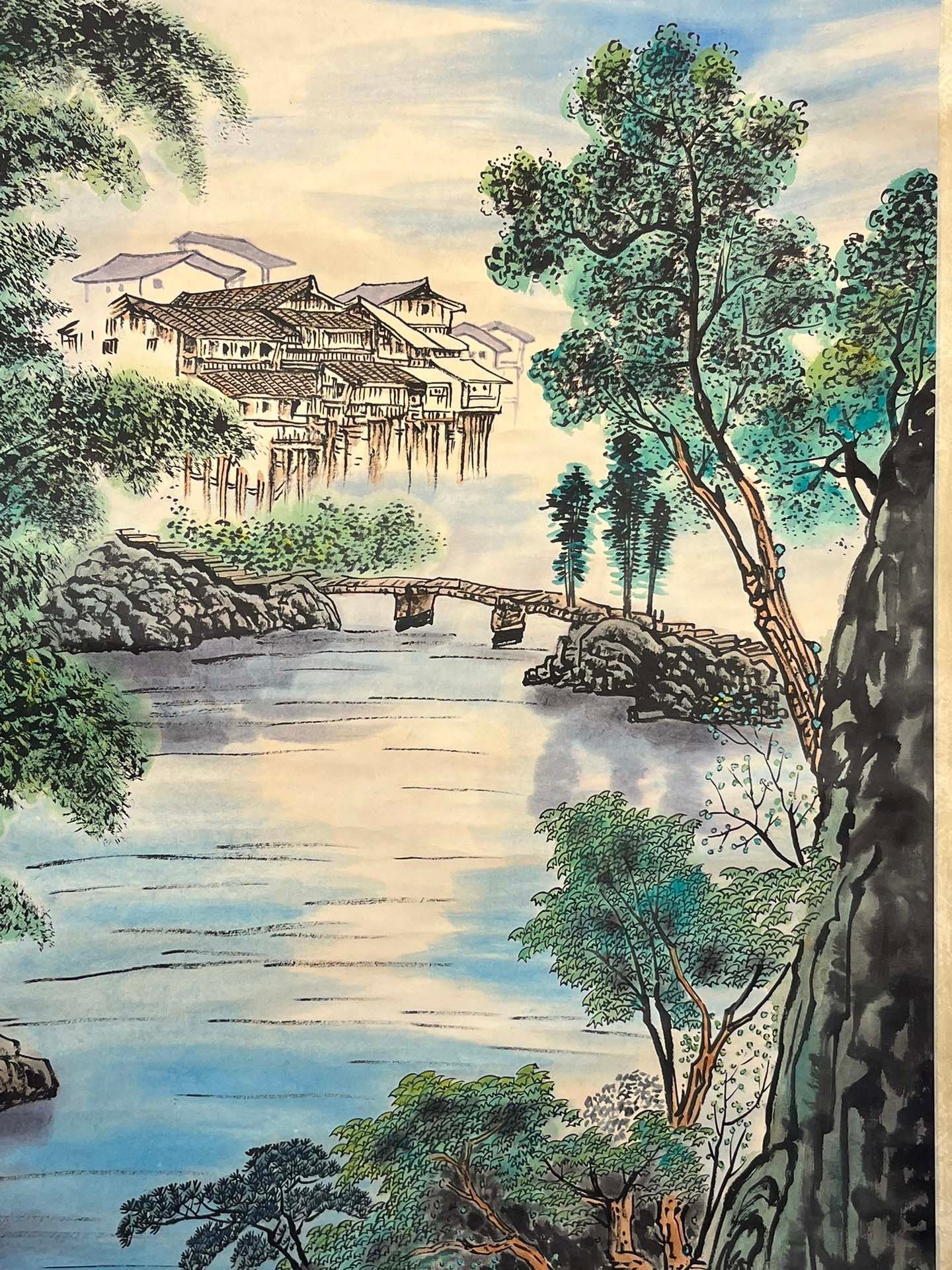 Chinese scroll painting Zeng Gang