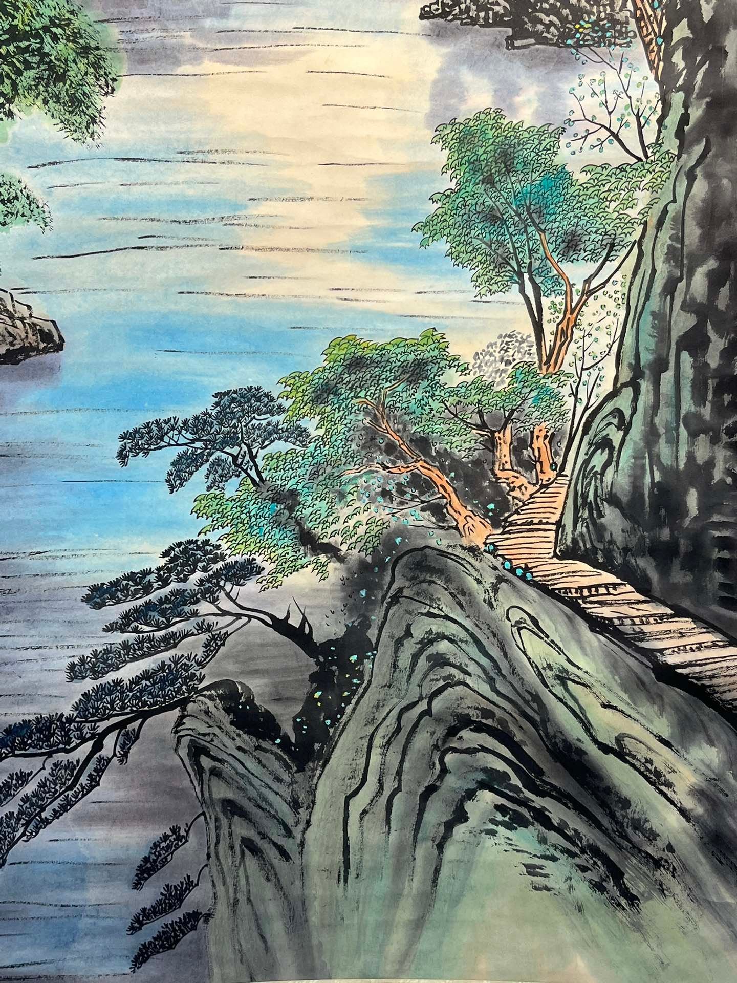 Chinese scroll painting Zeng Gang