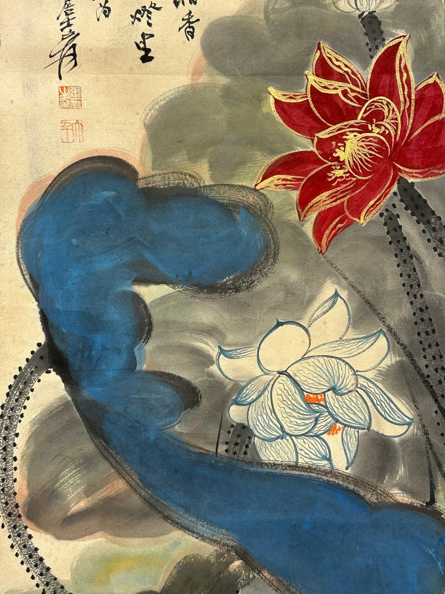 Chinese scroll painting Zhang Daqian