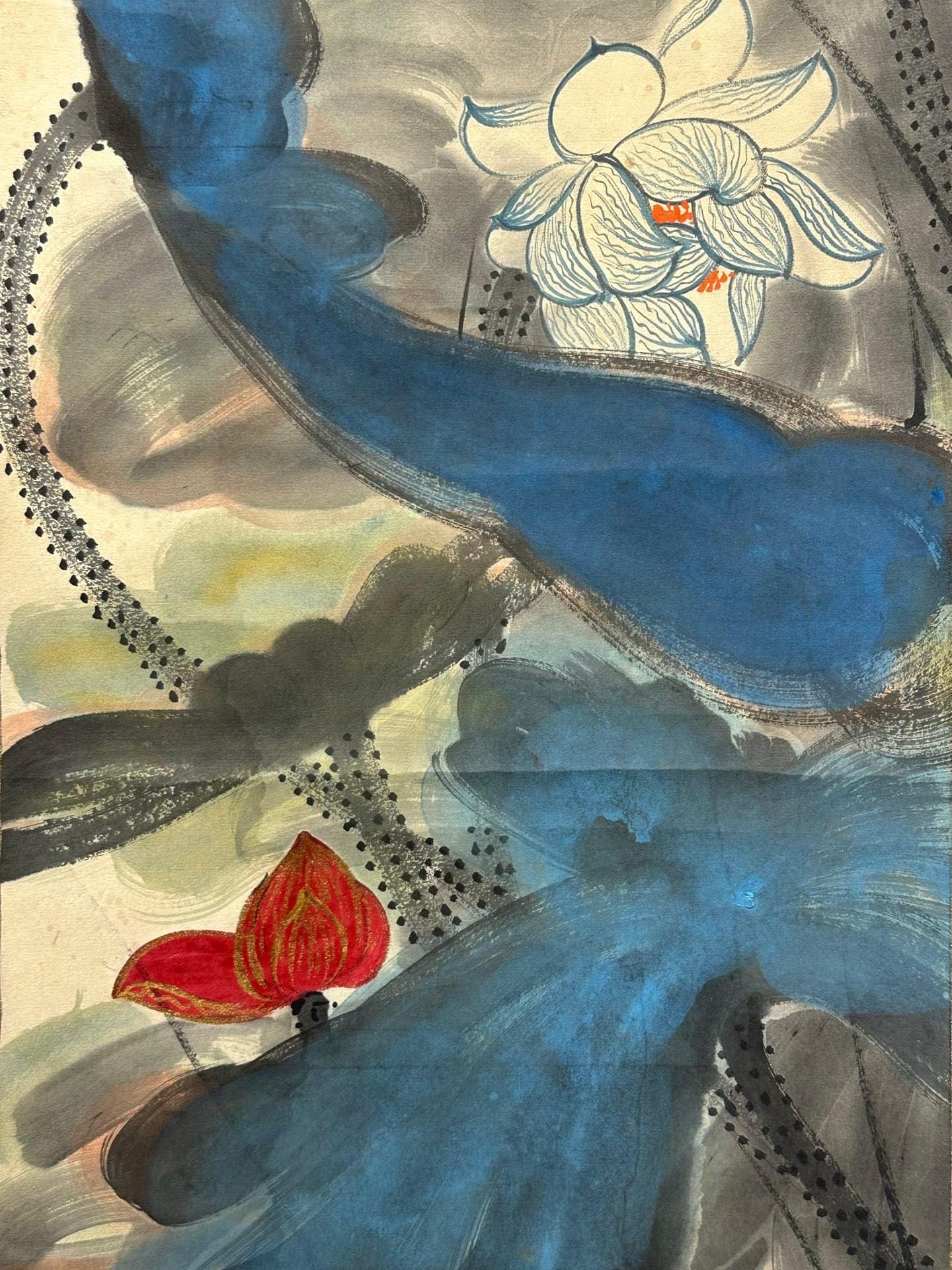 Chinese scroll painting Zhang Daqian