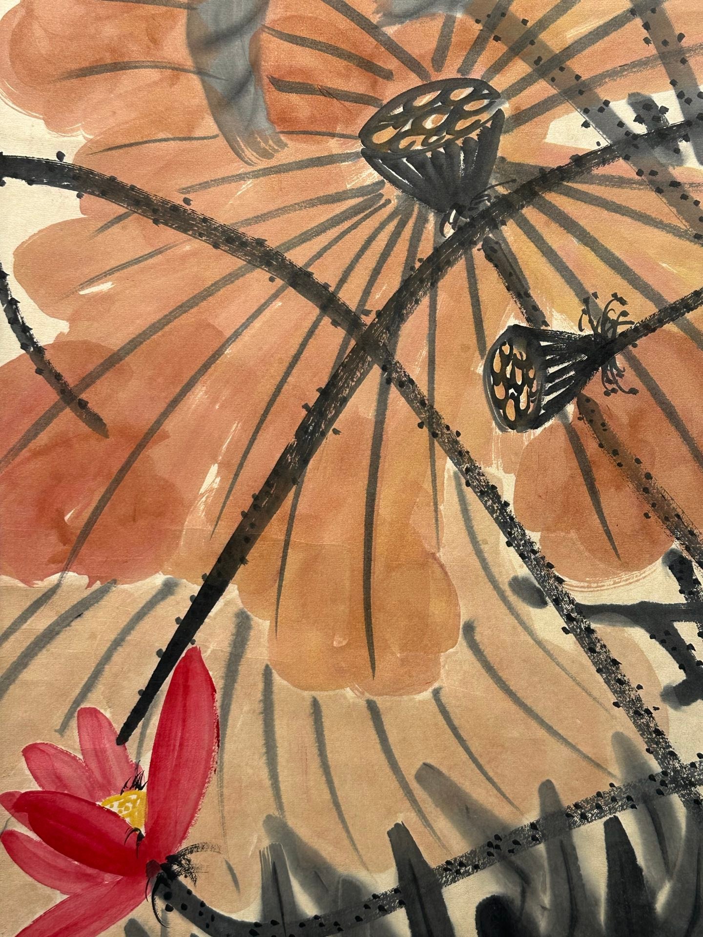 Chinese scroll painting Qi Baishi