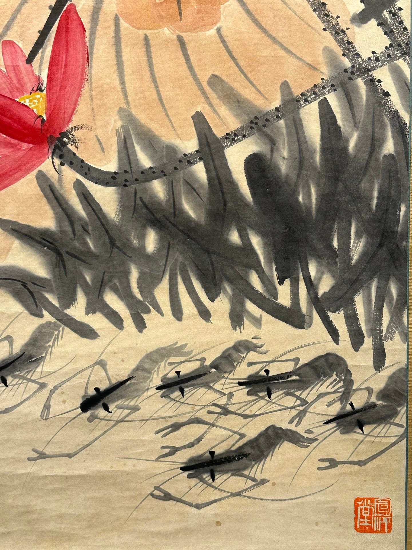 Chinese scroll painting Qi Baishi